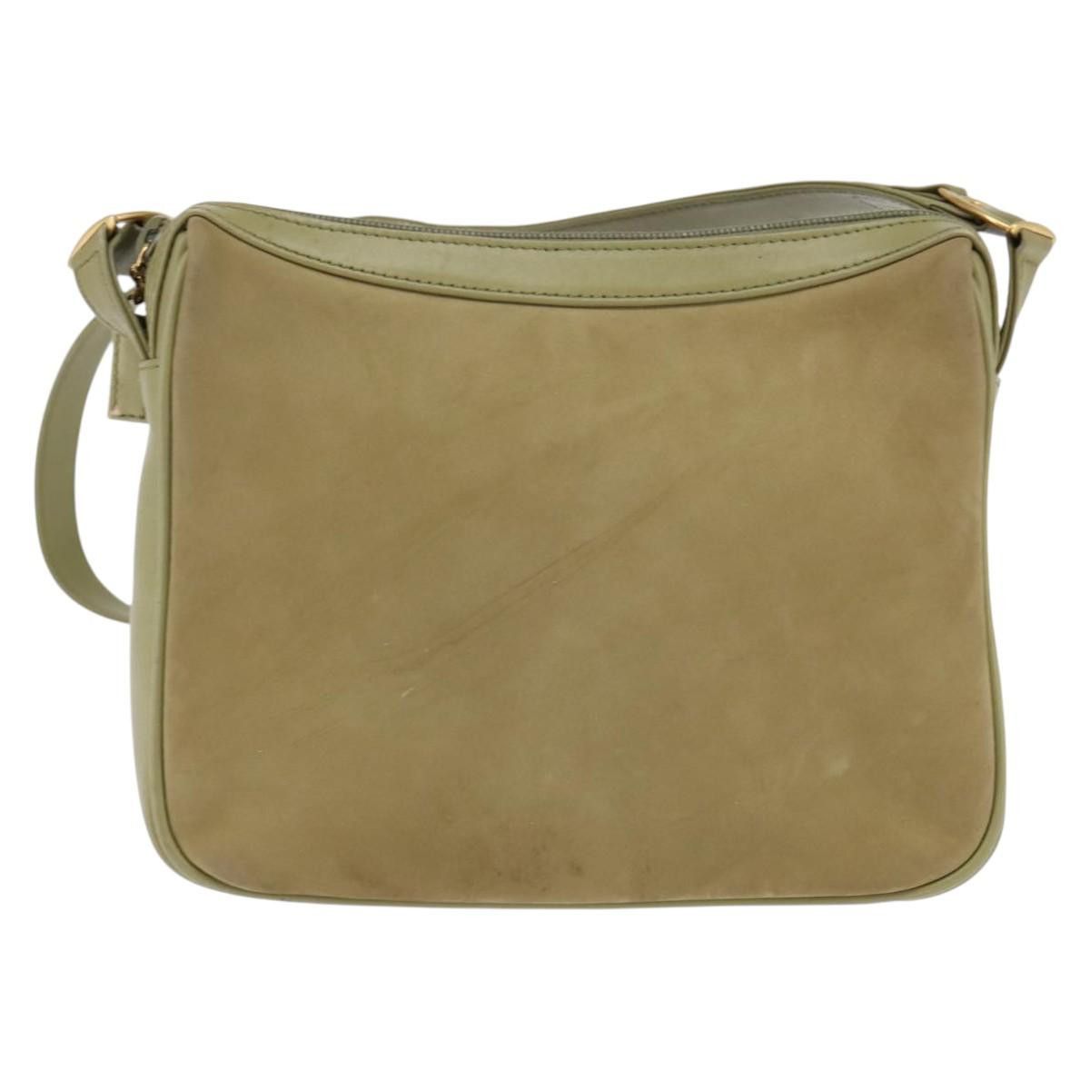 Gucci GUCCI Shoulder Bag Suede Leather Green Gold Size ONE SIZE - 2 Thumbnail