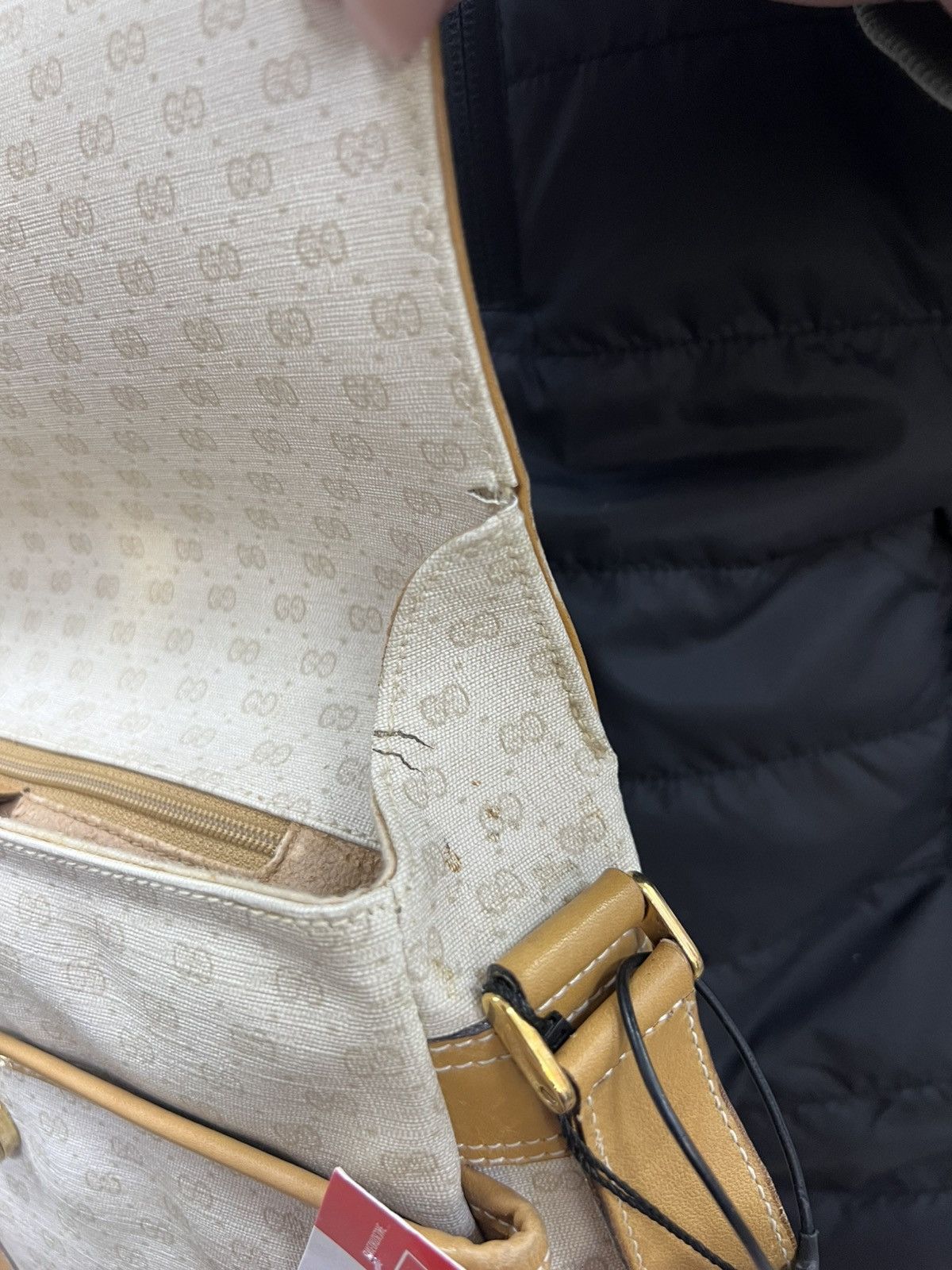 Gucci Gucci shoulder bag beige canvas Size ONE SIZE - 12 Thumbnail