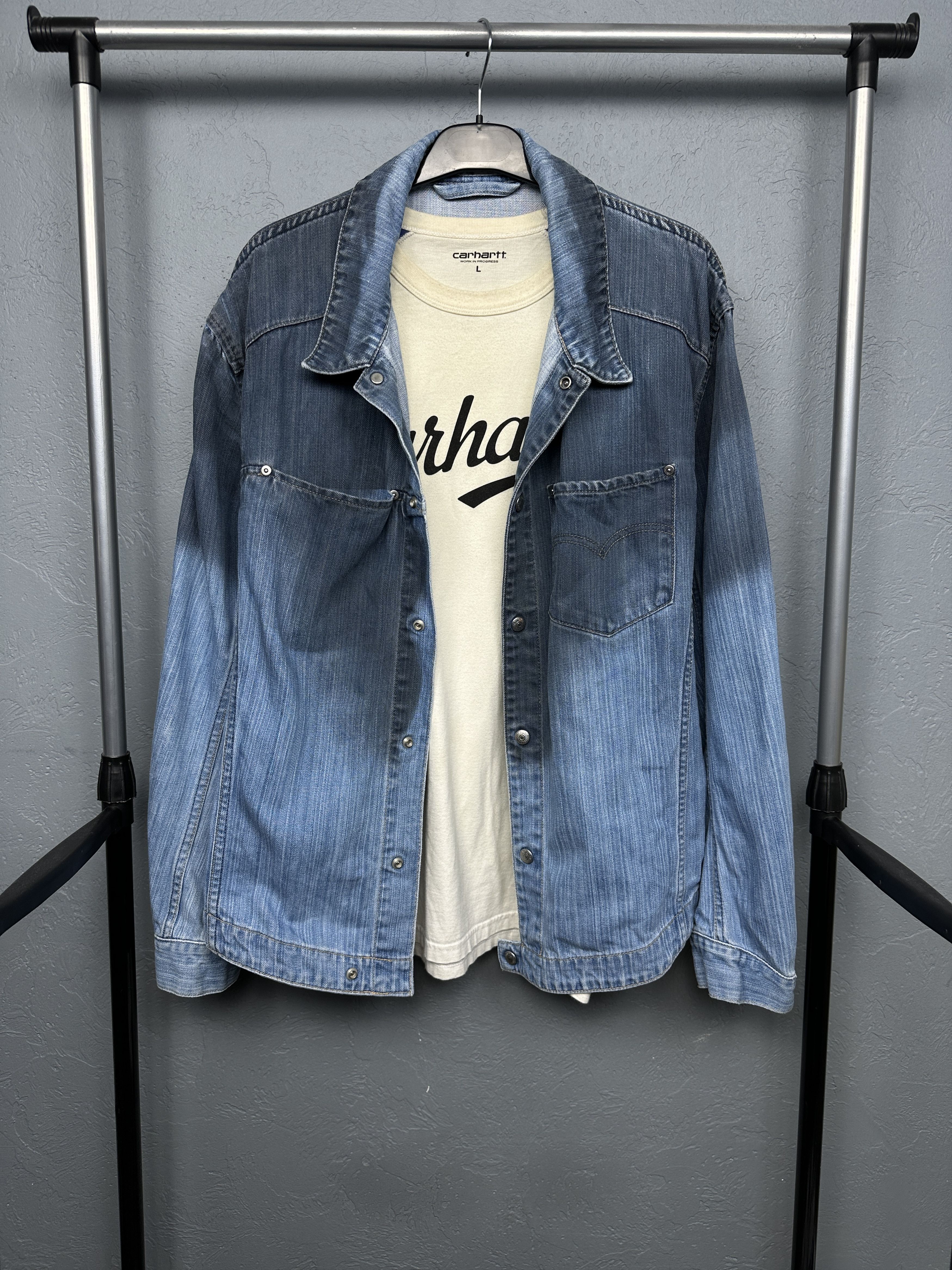 Levi's Levi's Mens Engineered Denim Shirt Size US XL / EU 56 / 4 - 1 Thumbnail