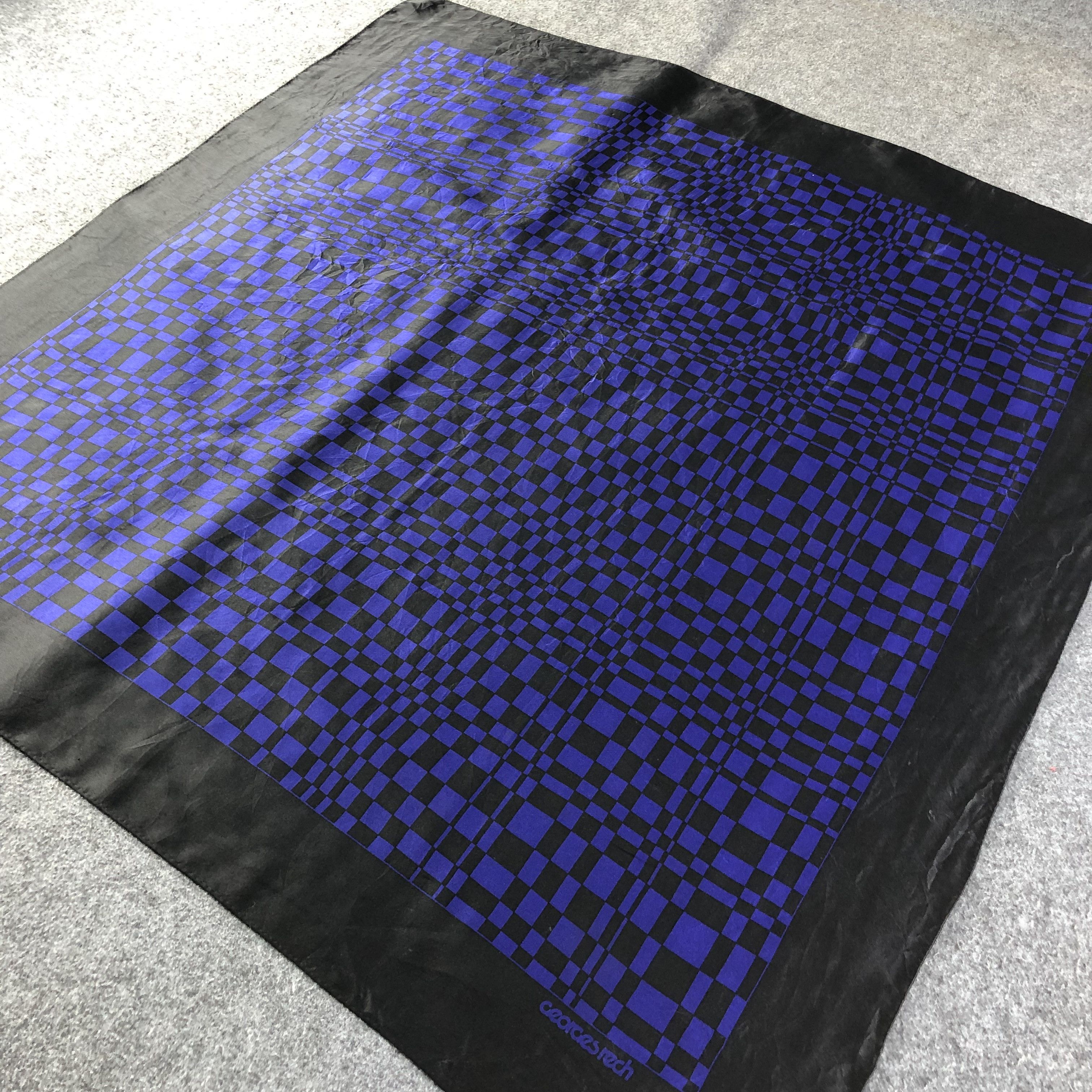 Vintage Georges Rech Silk Scarf M861 Size ONE SIZE - 2 Thumbnail
