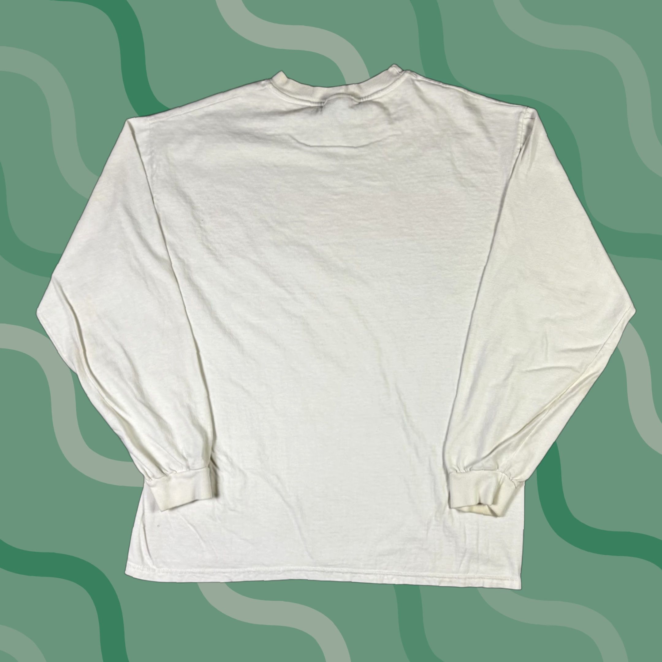 Hanes VINTAGE Virginia Tech T Shirt White Long Sleeve L College University 90s Hanes Crew Neck Graphic Print Mens Size US L / EU 52-54 / 3 - 1 Thumbnail