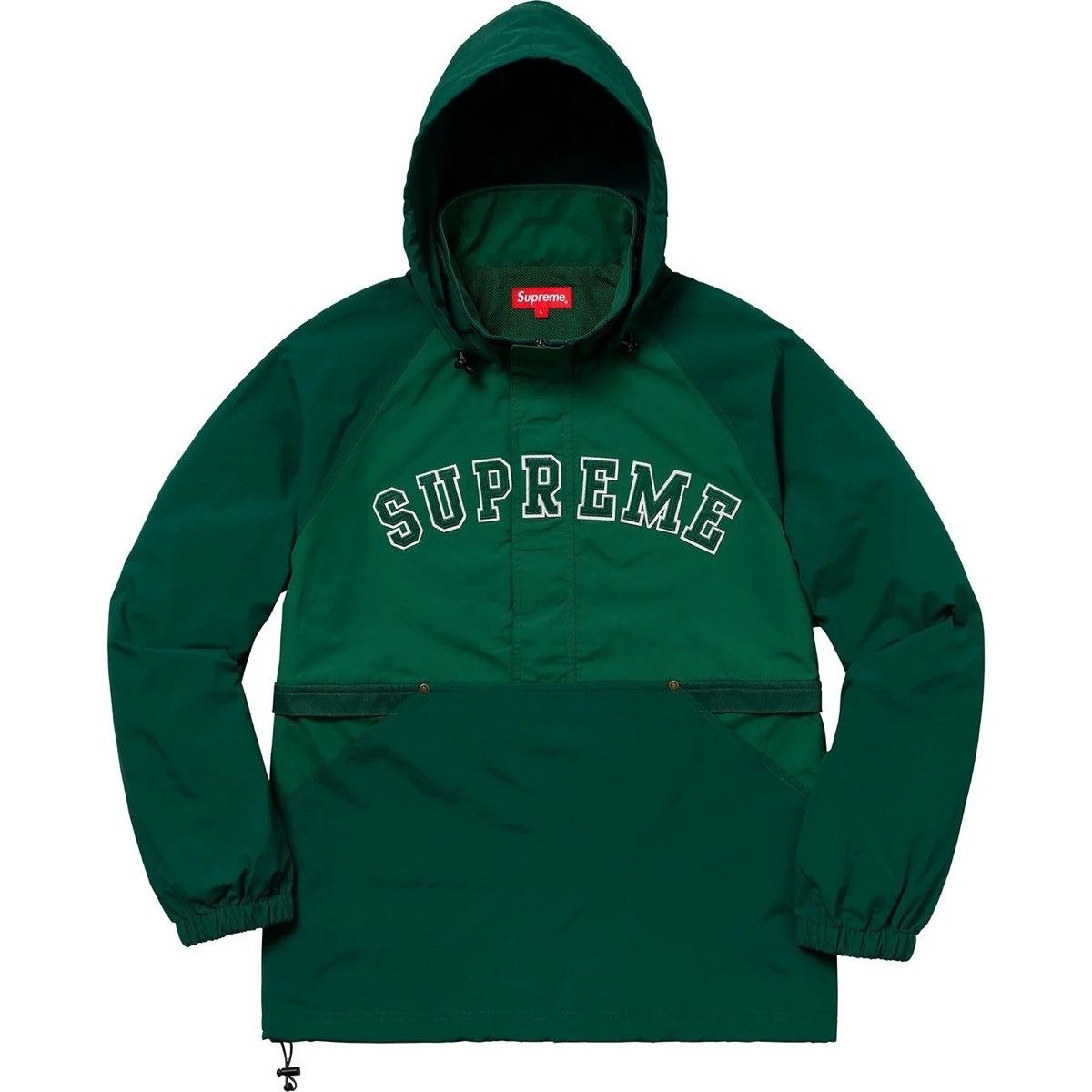 Supreme Used SS18 Supreme Court Half Zip Pullover Dark Green Size L Size US L / EU 52-54 / 3 - 14 Thumbnail