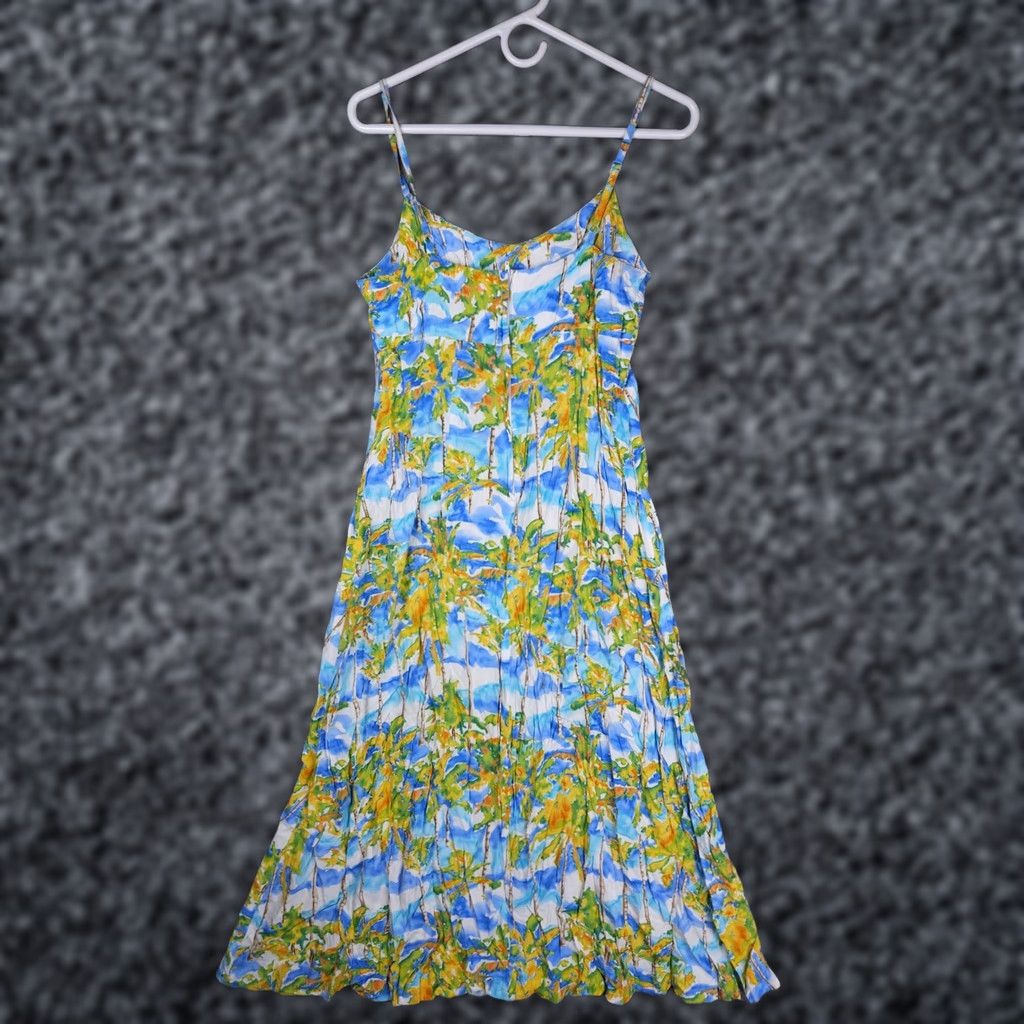 Jams World VINTAGE Jams World Dress Women's Small Long Floral Hawaiian Tropical Rayon Zip Sundress Women Women Small Long Floral Hawaiian Tropical Rayon Zip Size S / US 4 / IT 40 - 1 Thumbnail