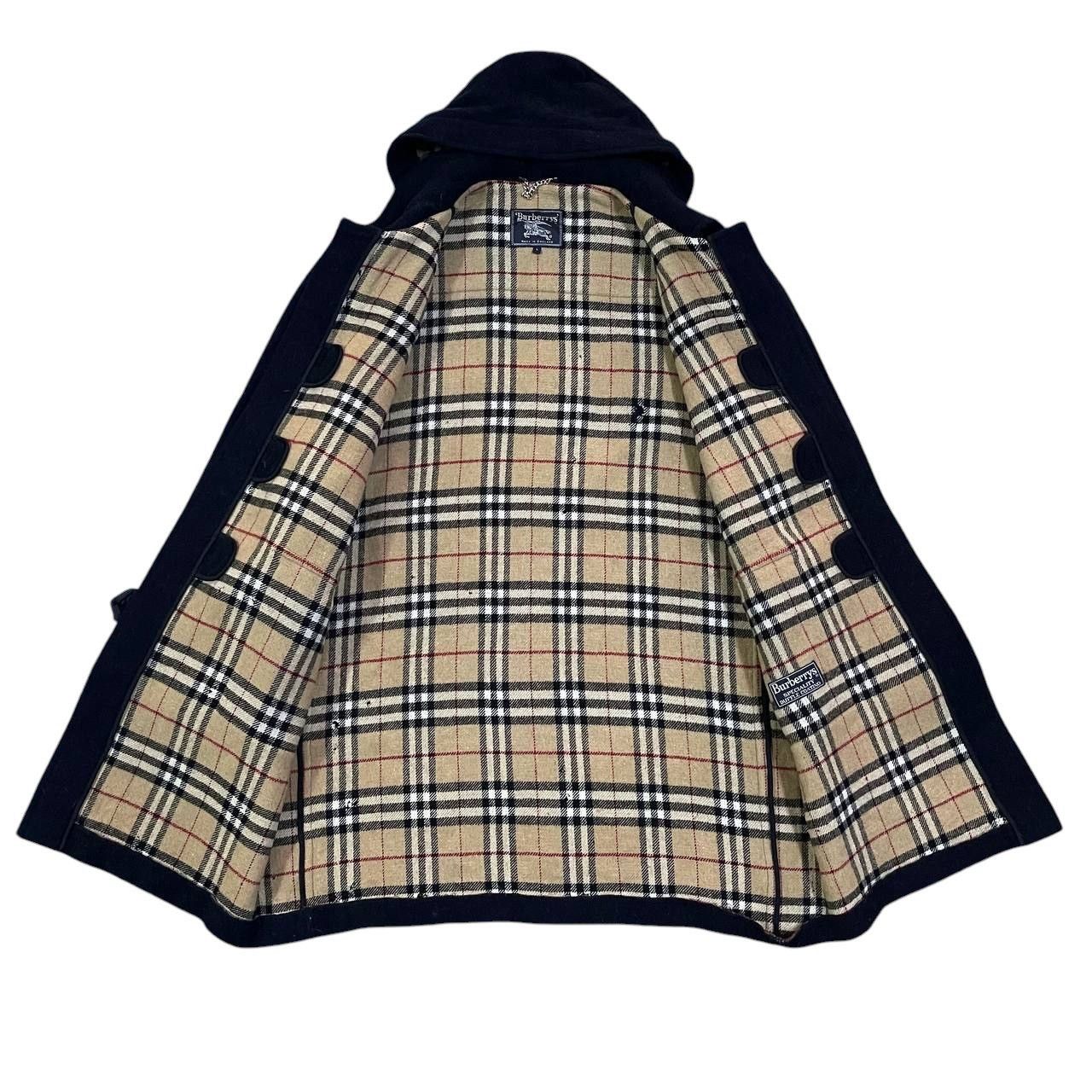 Burberry Vintage Burberry Nova Check Wool Duffle Coat Size US L / EU 52-54 / 3 - 6 Thumbnail