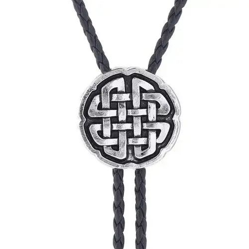 Other Vintage Lucky Knot Leather Rope Bolo Tie Size ONE SIZE - 1 Thumbnail