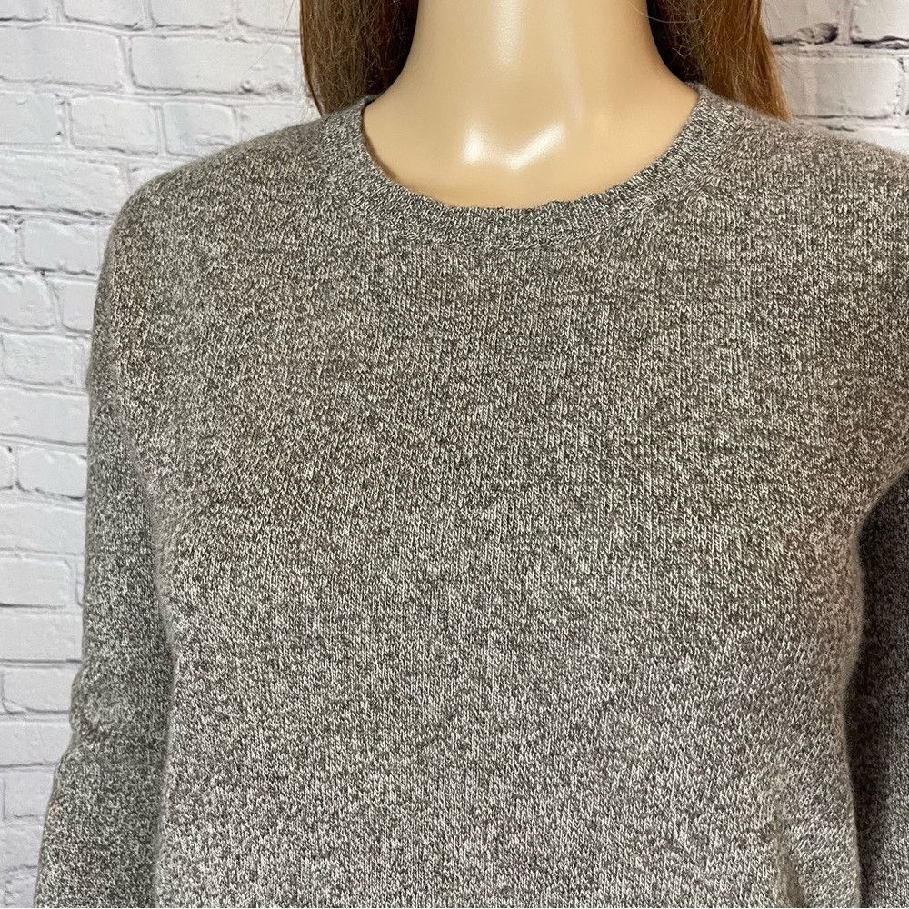 AQUA Aqua Cashmere High Low Crewneck Brown Melange Sweater Size Size S / US 4 / IT 40 - 3 Thumbnail
