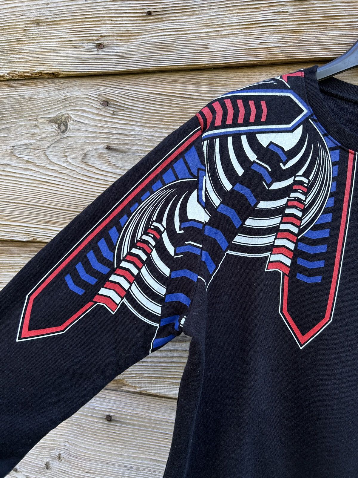 Les Hommes $RRP 890 Les Hommes Printed Scuba Sweatshirt Crewneck Black Size US XS / EU 42 / 0 - 3 Thumbnail