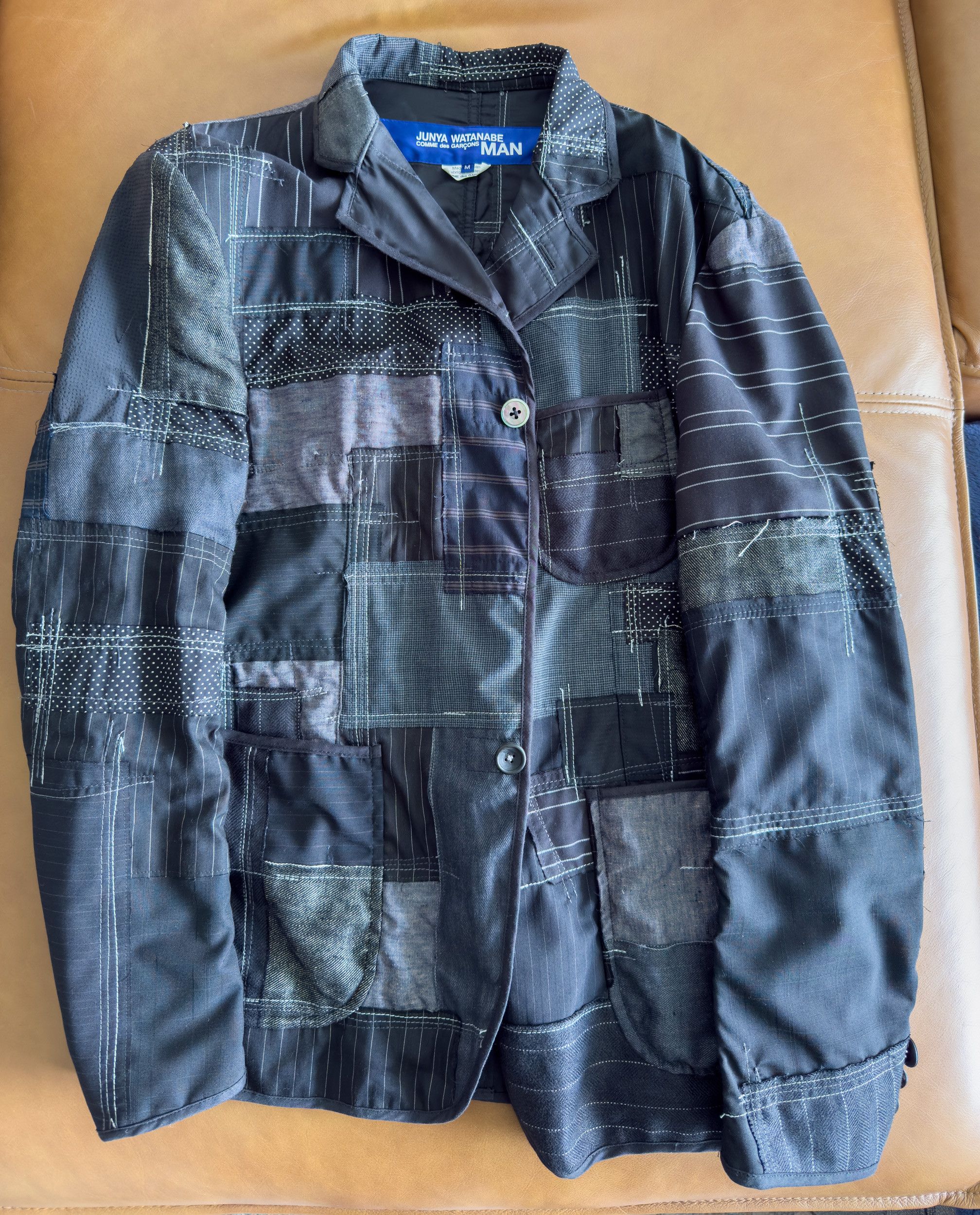 Junya Watanabe Junya Watanabe MAN Patchwork Jacket SS21 Size US M / EU 48-50 / 2 - 2 Thumbnail