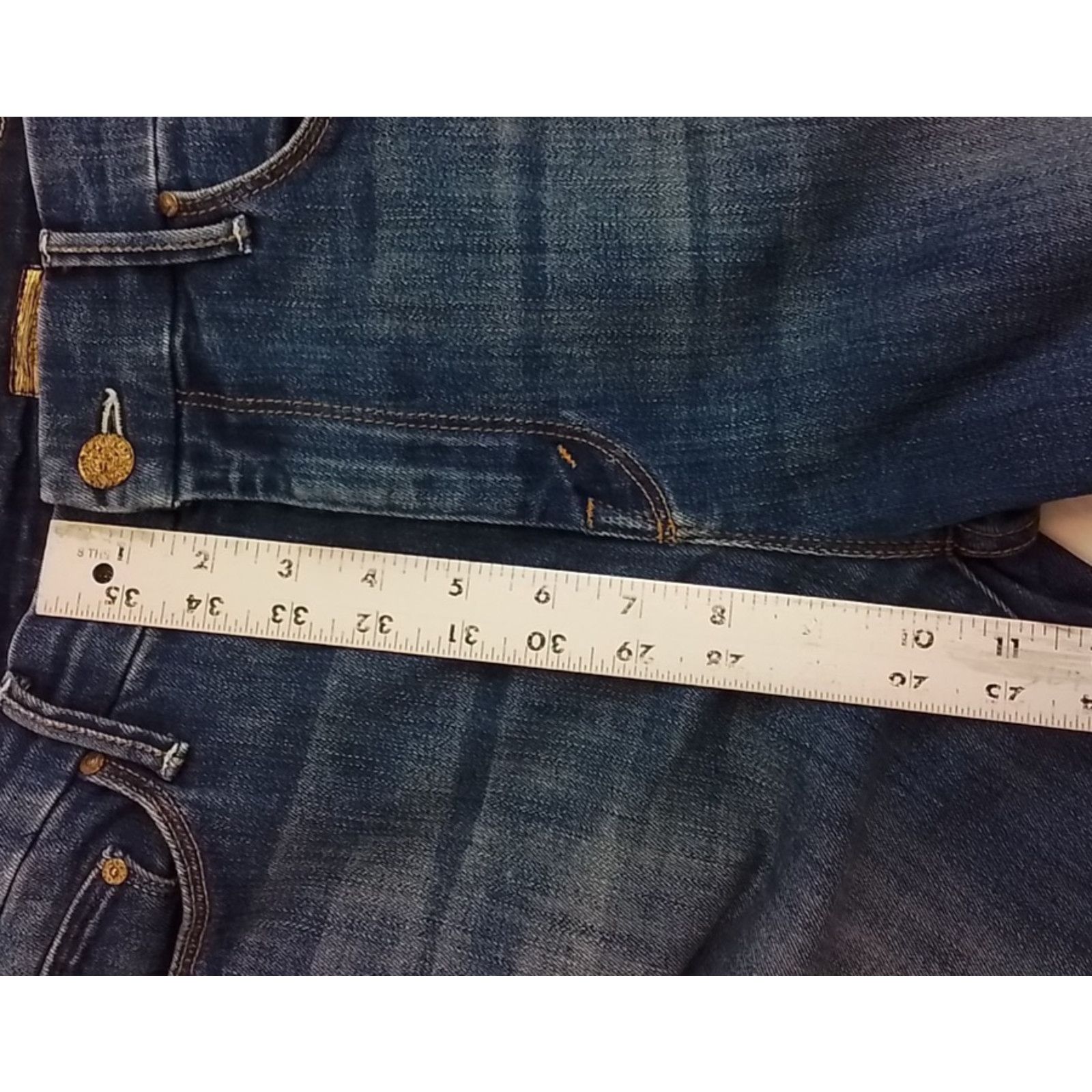MOTHER Mother Looker Ankle Fray Jean Women's 29" High Waist Size 29" - 15 Thumbnail