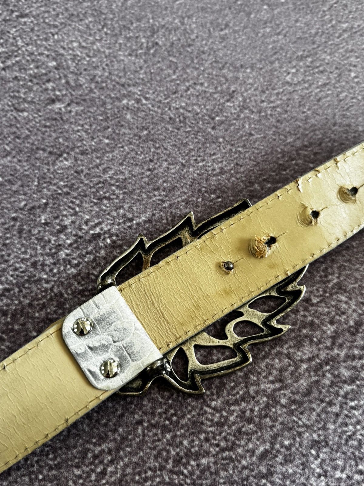 Hysteric Glamour Y2K Snake Leather Glamour Metal 00s Belt Size ONE SIZE - 6 Thumbnail