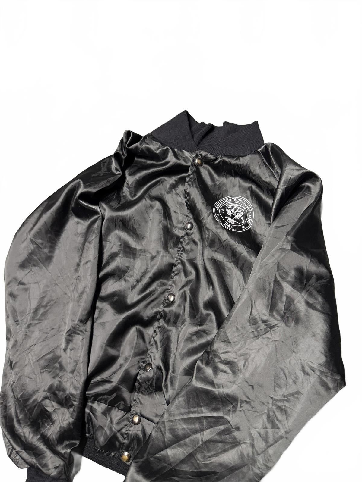 Other Tour Rider Black Satin Bomber Jacket - Size M Size US M / EU 48-50 / 2 - 3 Thumbnail