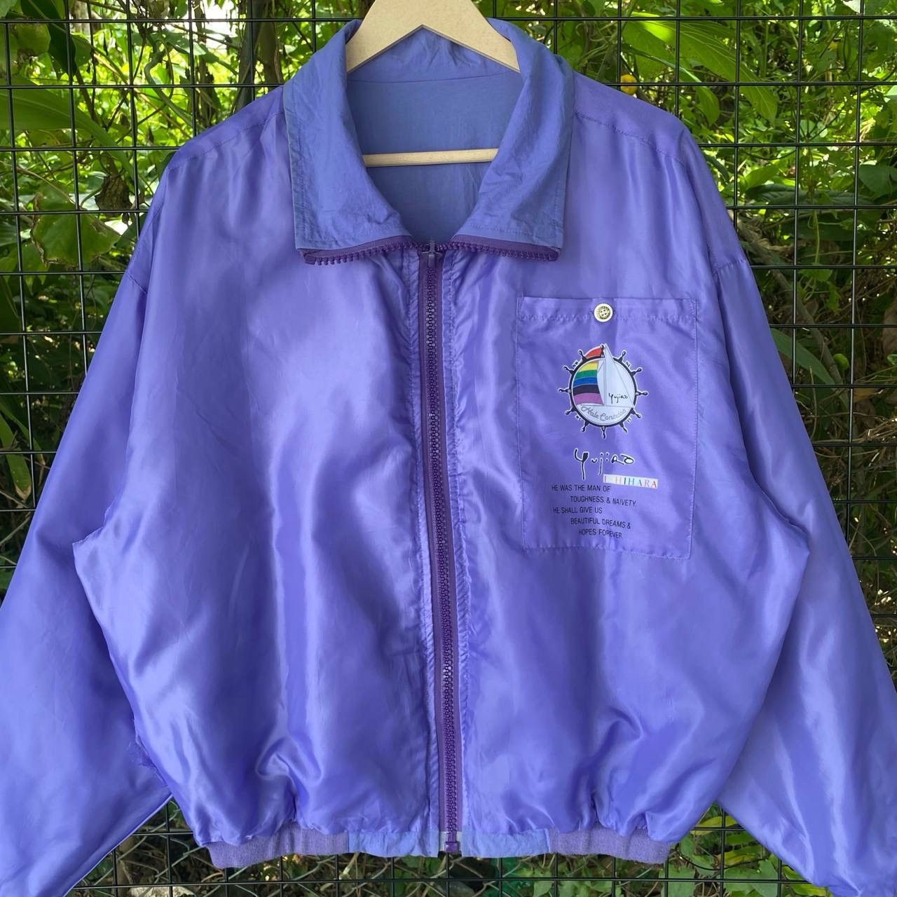 Designer × Japanese Brand × Vintage Vtg Designer Yujiro Ishihara Baggy Light Zipper Jacket Size US M / EU 48-50 / 2 - 13 Thumbnail