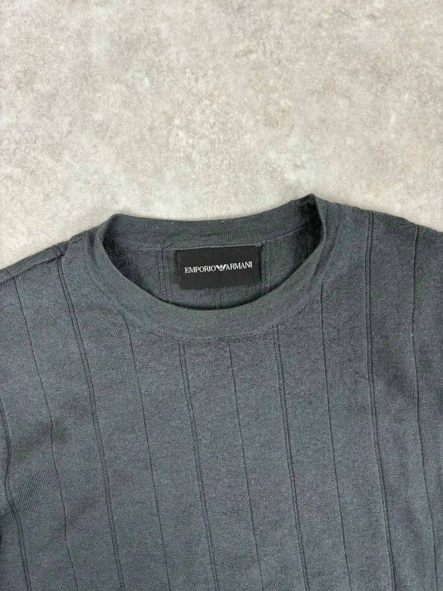 Emporio Armani AW2018 Emporio Armani Grey Mnimalist Sweater Size US S / EU 44-46 / 1 - 4 Thumbnail