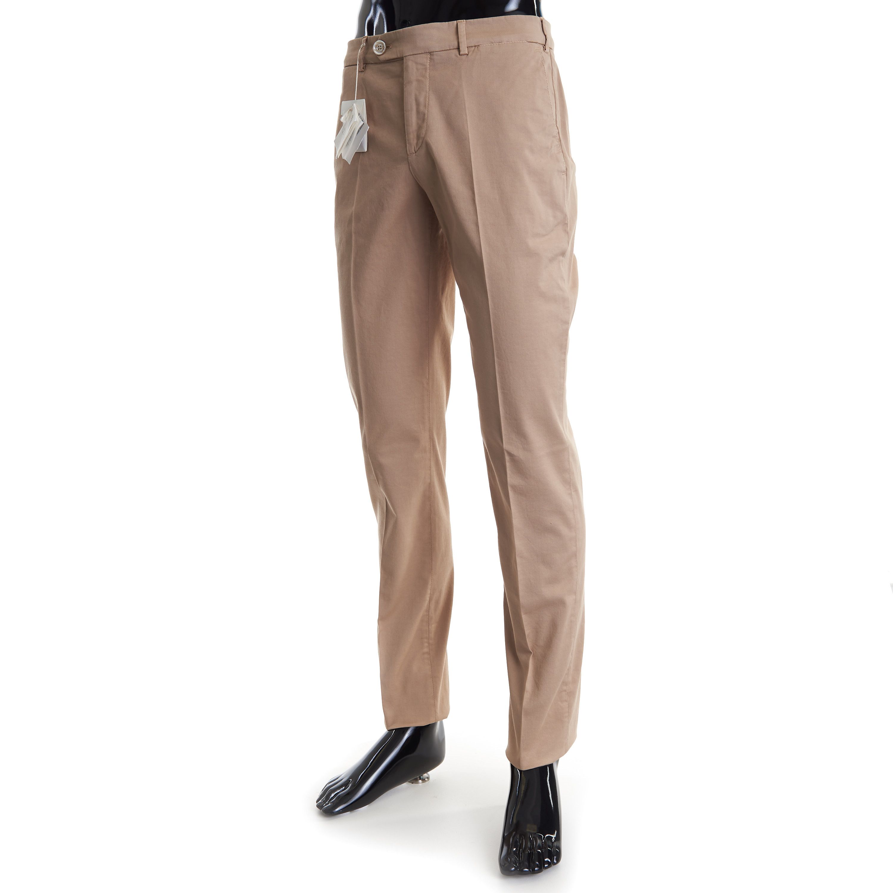Brunello Cucinelli Havana Brown Italian Fit Trousers Size US 38 / EU 54 - 2 Thumbnail