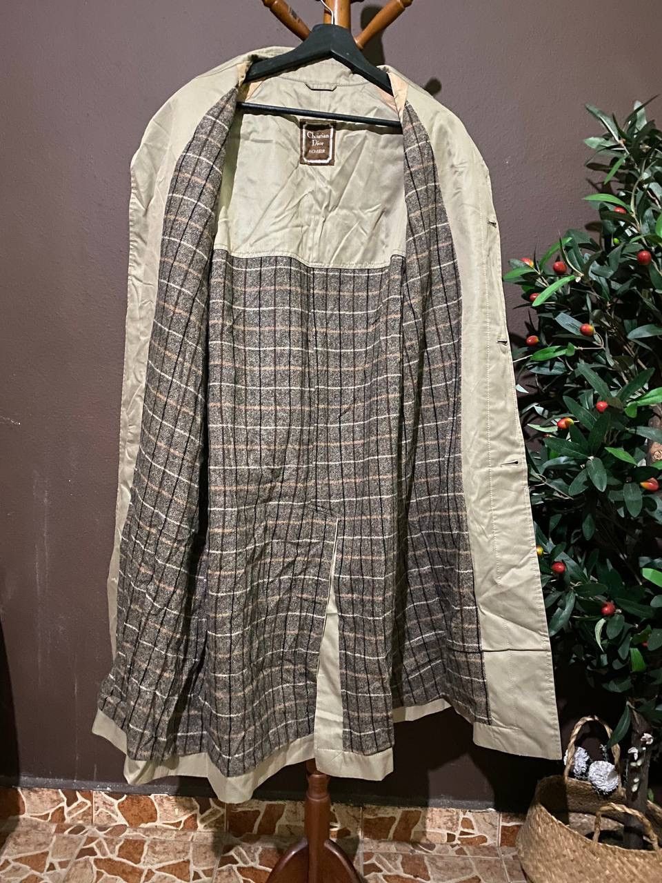 Christian Dior Monsieur × Vintage Vintage 80s Christian Dior Trench Coat Size US L / EU 52-54 / 3 - 5 Thumbnail