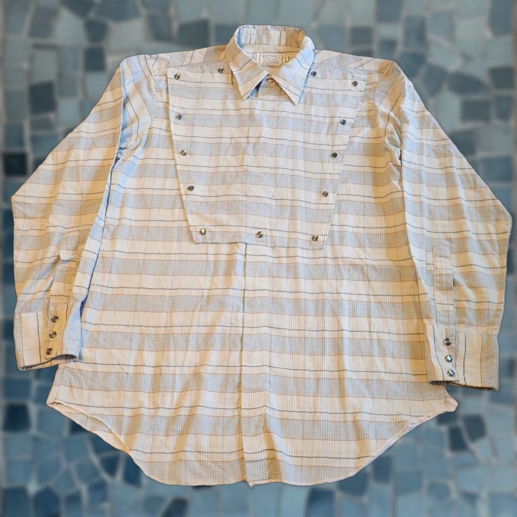 VINTAGE H Bar C California Ranchwear Western Shirt Long Sleeve