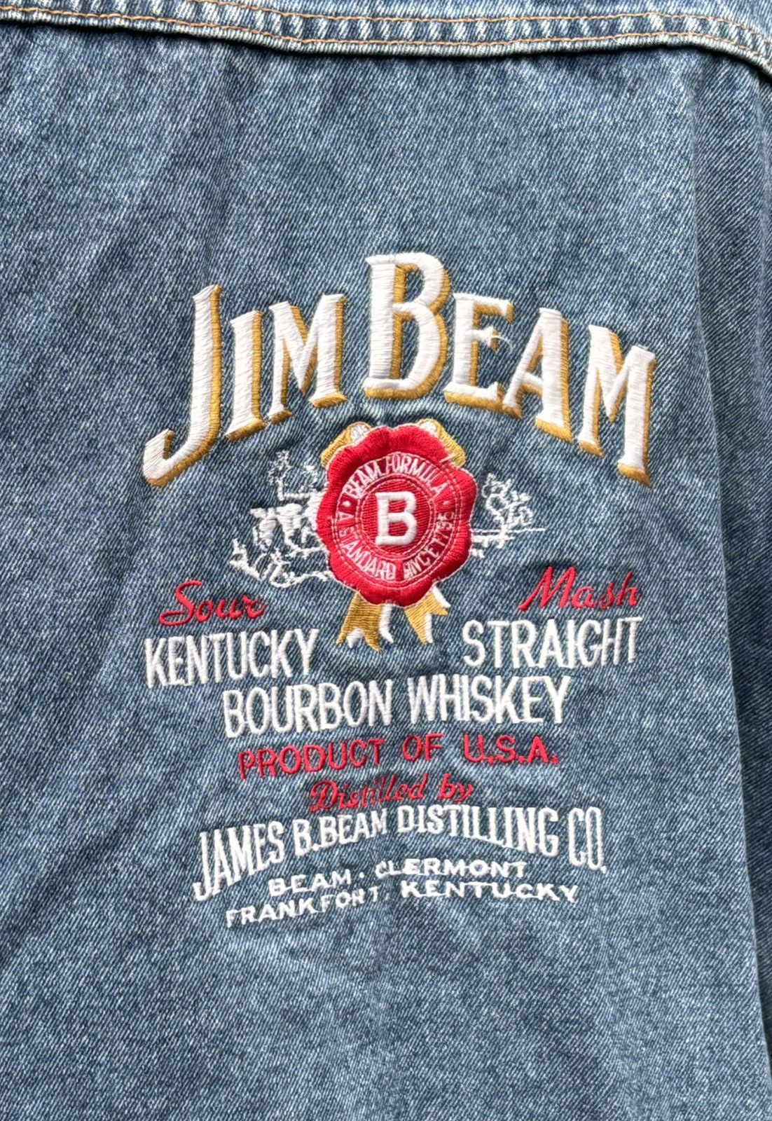 Other JIM BEAM 90's Vintage Denim Jacket XL Size US XL / EU 56 / 4 - 2 Thumbnail