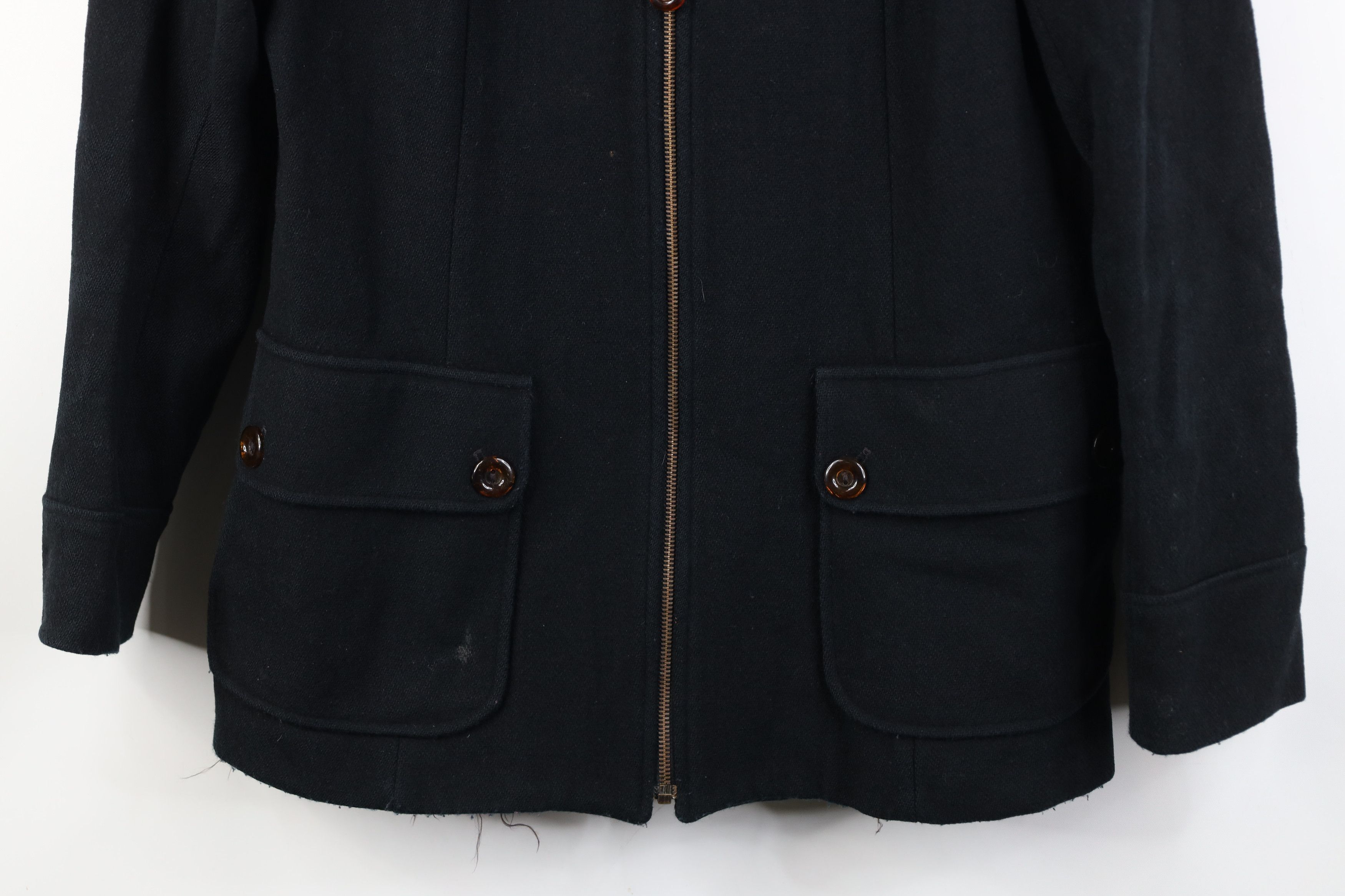 Vintage Vintage 70s Streetwear Wool Full Zip Duster Jacket USA Size M / US 6-8 / IT 42-44 - 3 Thumbnail
