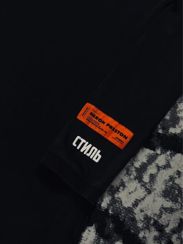 Heron Preston crewneck turtleneck longsleeve sweatshirt, black, S logo Size US S / EU 44-46 / 1 - 4 Thumbnail