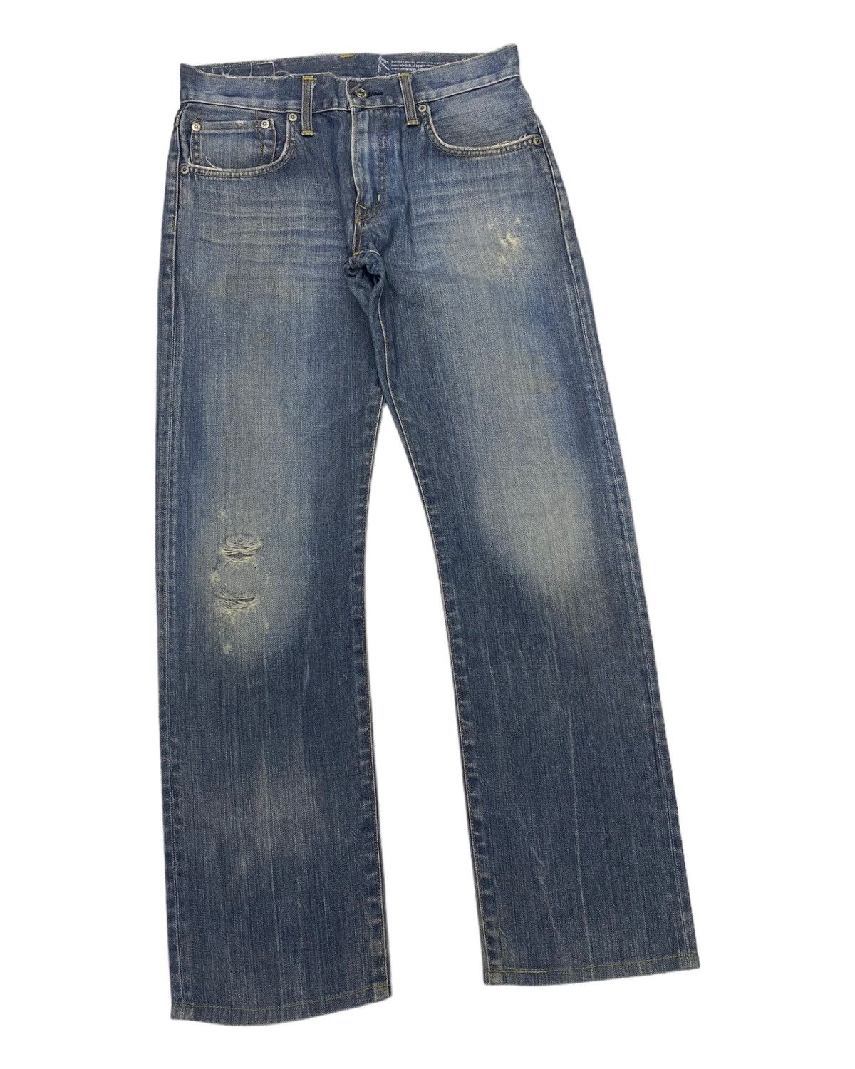 Hysteric Glamour EDWIN 503R JAPAN DISTRESSED DENIM JEANS Size US 30 / EU 46 - 5 Thumbnail