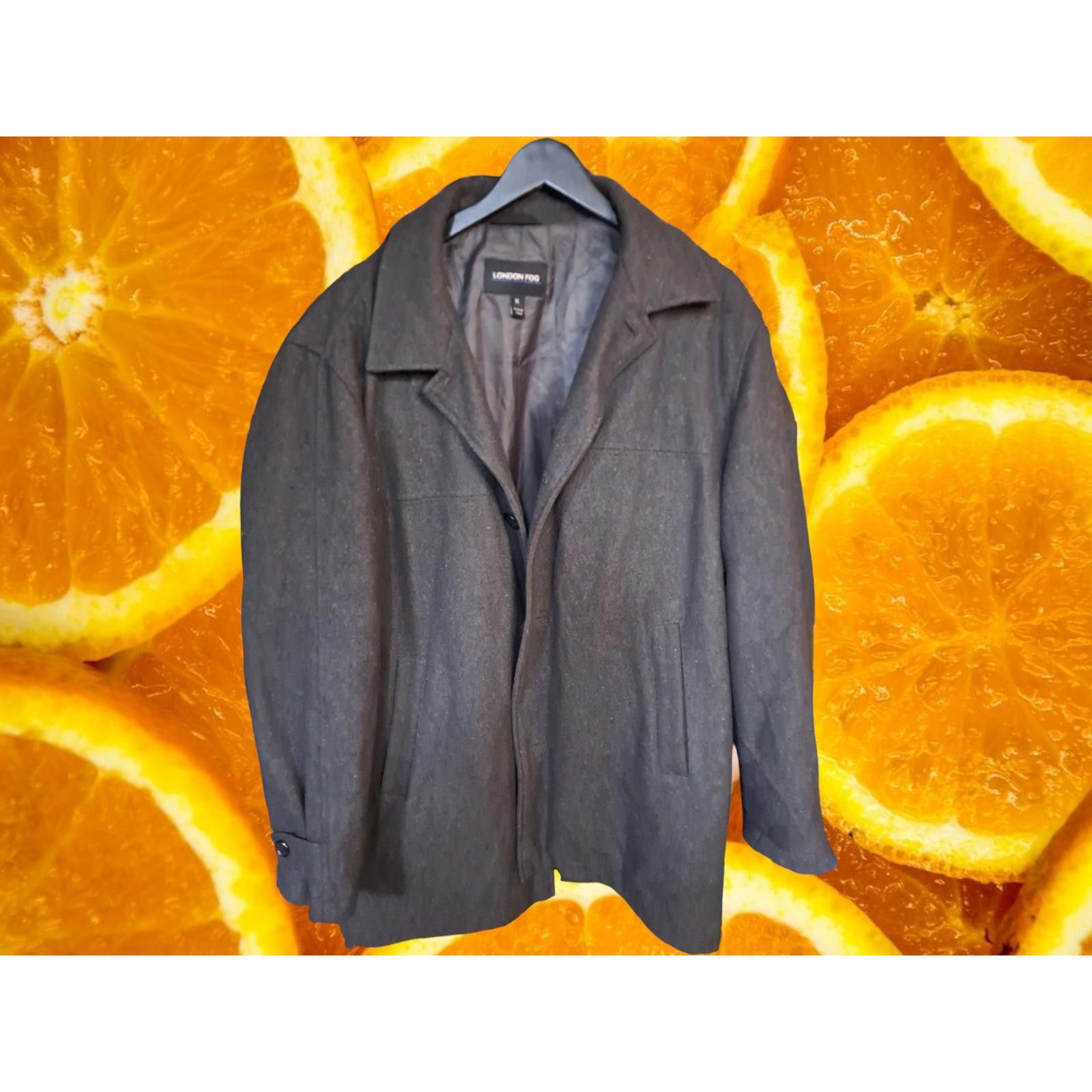London Fog London Fog Button Up Wool Blend Overcoat Size XL Size US XL / EU 56 / 4 - 2 Thumbnail