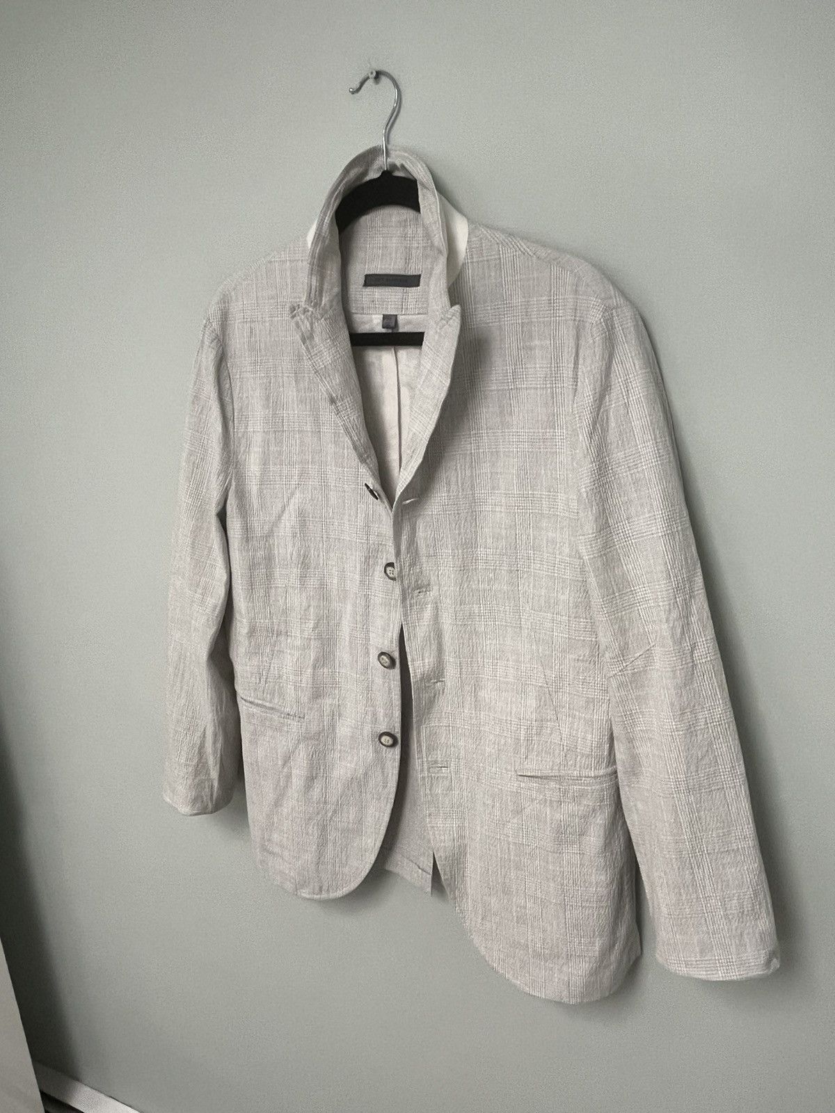 John Varvatos Seersucker Convertible jacket. 50 Size US M / EU 48-50 / 2 - 9 Thumbnail