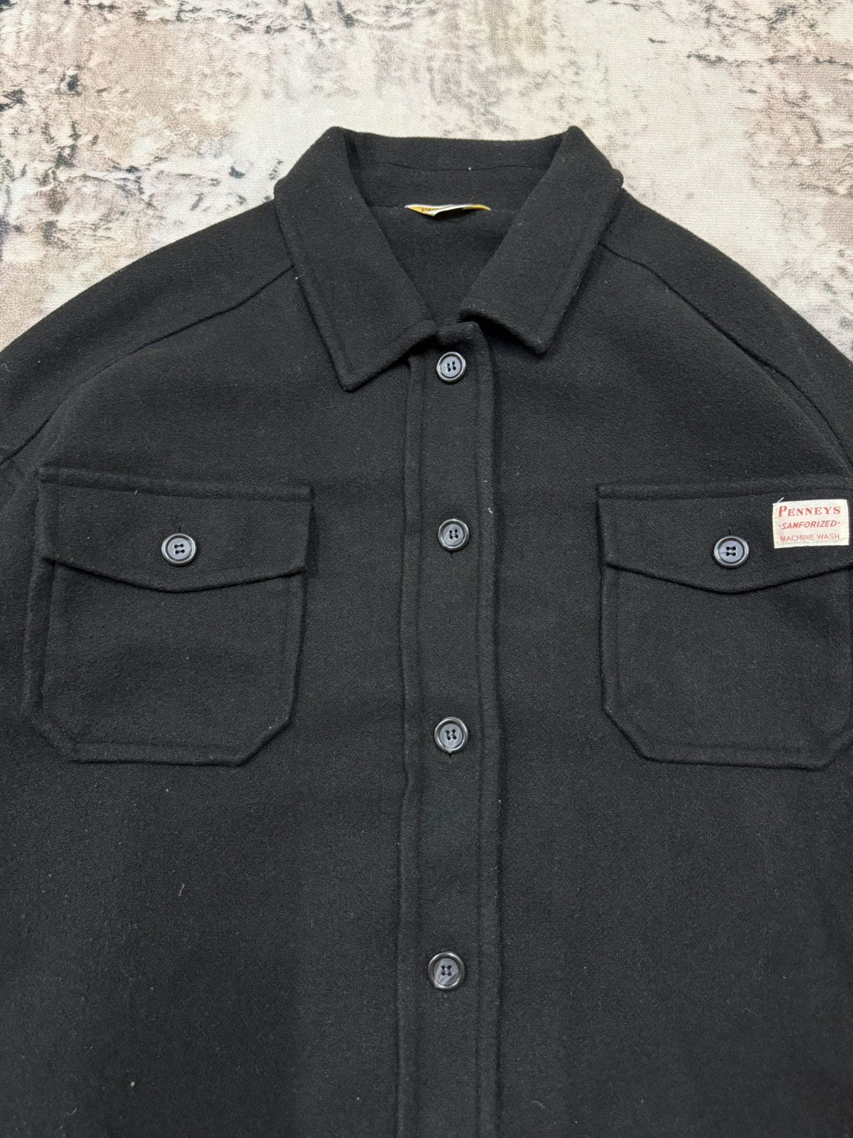 JCPenney Vintage Penney’s Overshirt Button Up Wool Jacket Size US L / EU 52-54 / 3 - 6 Thumbnail