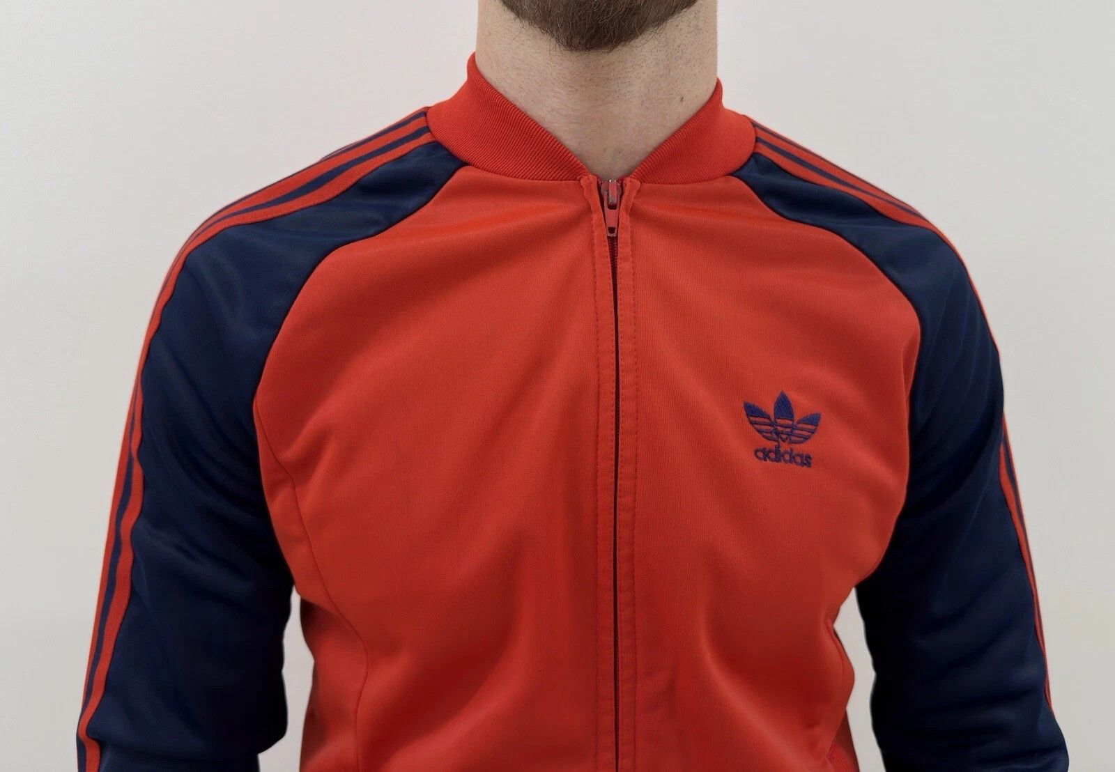 Adidas VINTAGE 1980s ADIDAS VENTEX TRACK JACKET MENS made in France Size US S / EU 44-46 / 1 - 3 Thumbnail