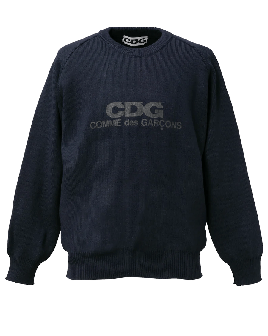 CDG by Comme des Garcons CDG ROUND NECK SCHOOL sweater COMME des GARCONS Size US XL / EU 56 / 4 - 1 Thumbnail