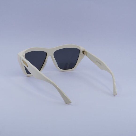 Bottega Veneta Bottega Veneta BV1092S 003 Sunglasses Ivory Cat Eye Frame Size ONE SIZE - 10 Thumbnail