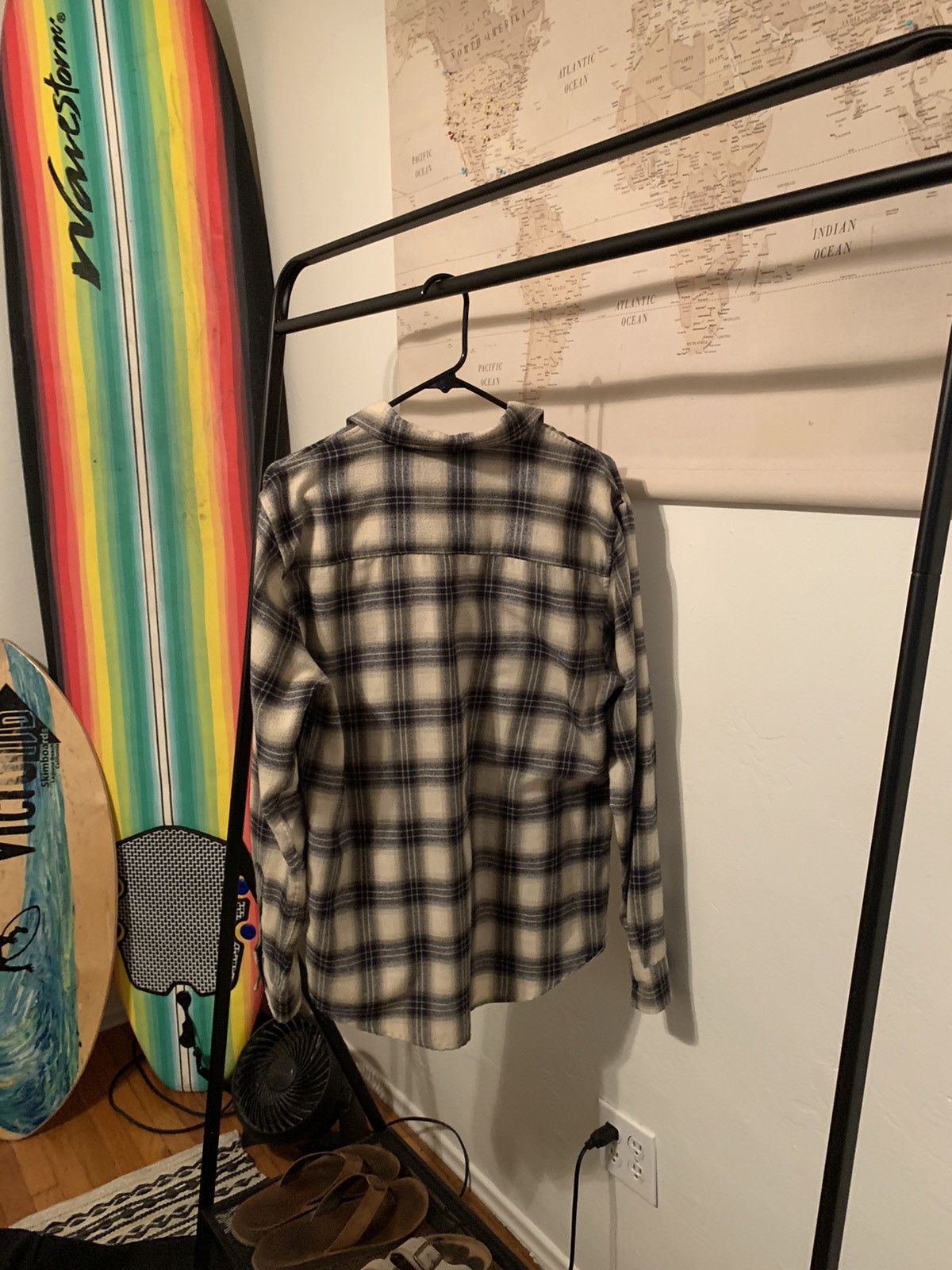 Rsq RSQ White & Blue Flannel - M Size US M / EU 48-50 / 2 - 2 Thumbnail