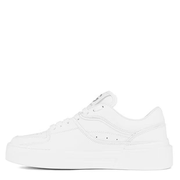 Dolce & Gabbana o1g2r1mq1024 Calfskin Nappa New Rom Sneakers in White Size US 10 / IT 40 - 2 Thumbnail