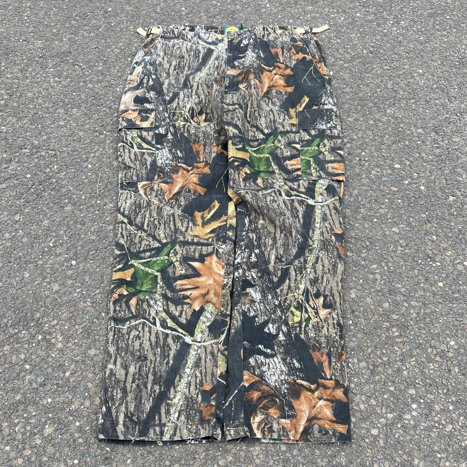 Chemise De Chasse Vintage Cabela's Homme 2XL - Camo Realtree Vert, Made In USA