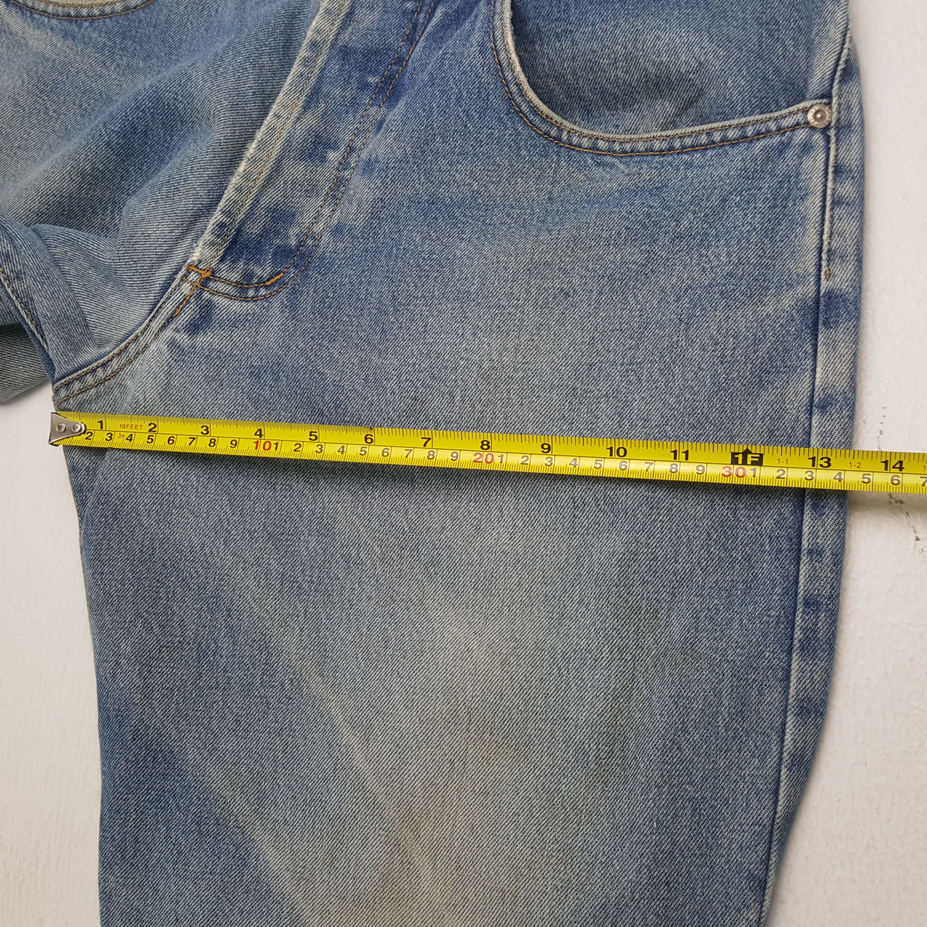 Stussy × Vintage Vintage STUSSY Streetwear Skateboard Big Logo Design Jeans Size US 32 / EU 48 - 9 Thumbnail