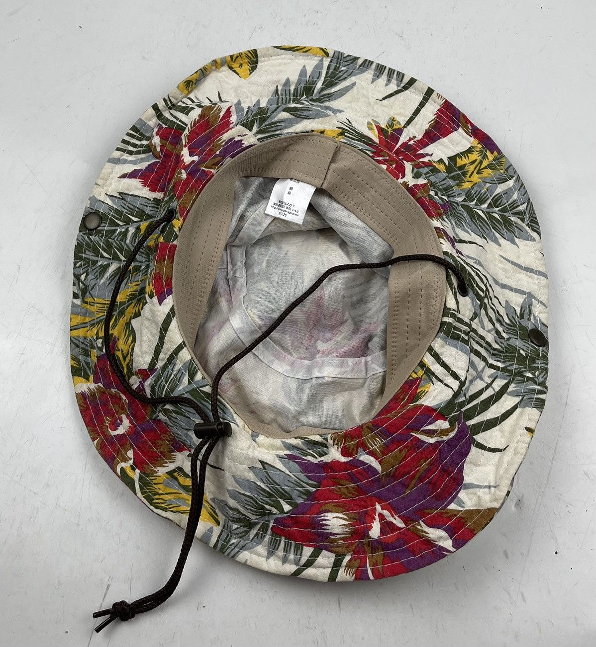 Japanese Brand multicolour floral bucket hat tc41 Size ONE SIZE - 7 Thumbnail