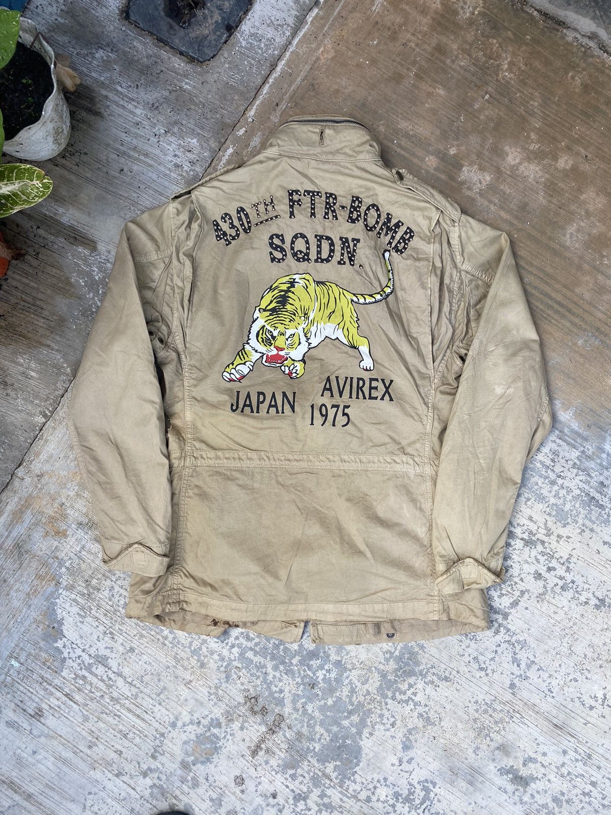 Avirex Distressed Avirex 430 FTR-BOMB SQDN M-65 Field Jacket Size US M / EU 48-50 / 2 - 1 Thumbnail