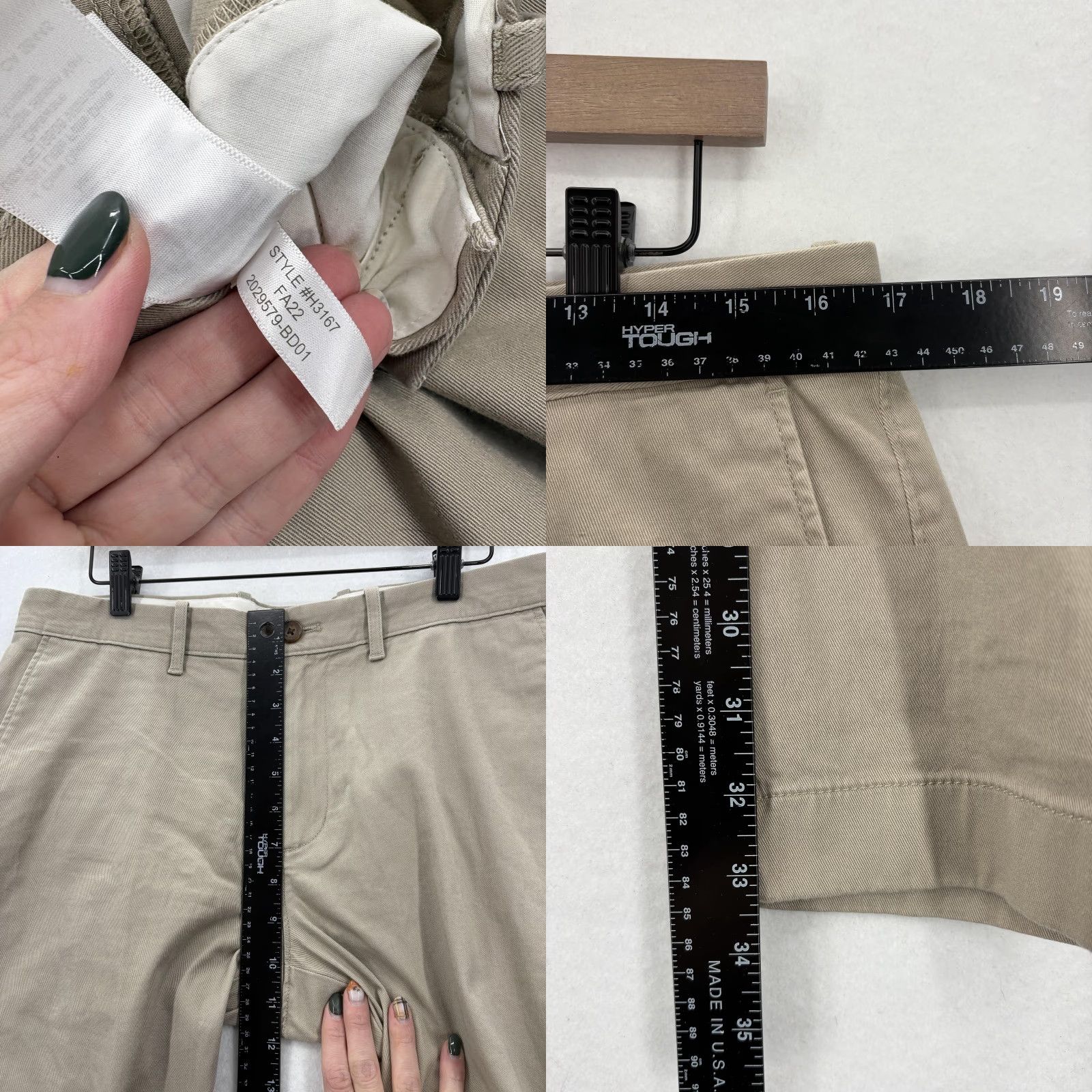 J.Crew J.CREW Pants Mens 32x34 Khaki Flex Slim Chino Stretch Cotton Casual Preppy NWT Size US 32 / EU 48 - 8 Thumbnail