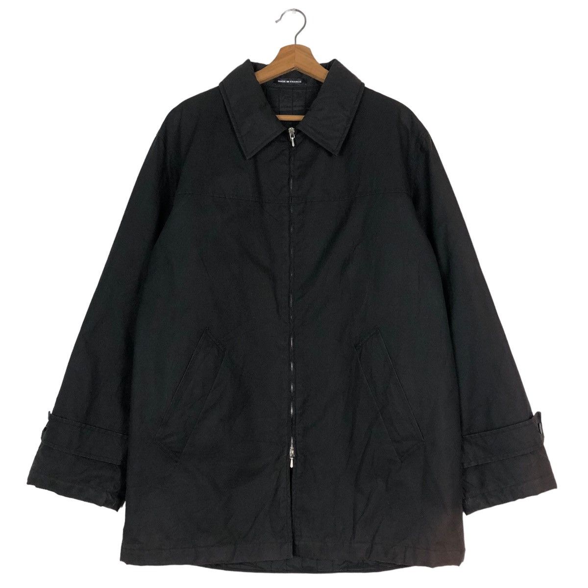 agnes b. 🔥Vintage Chore Work Jacket Agnes B Riri Zipper France Size US L / EU 52-54 / 3 - 1 Thumbnail