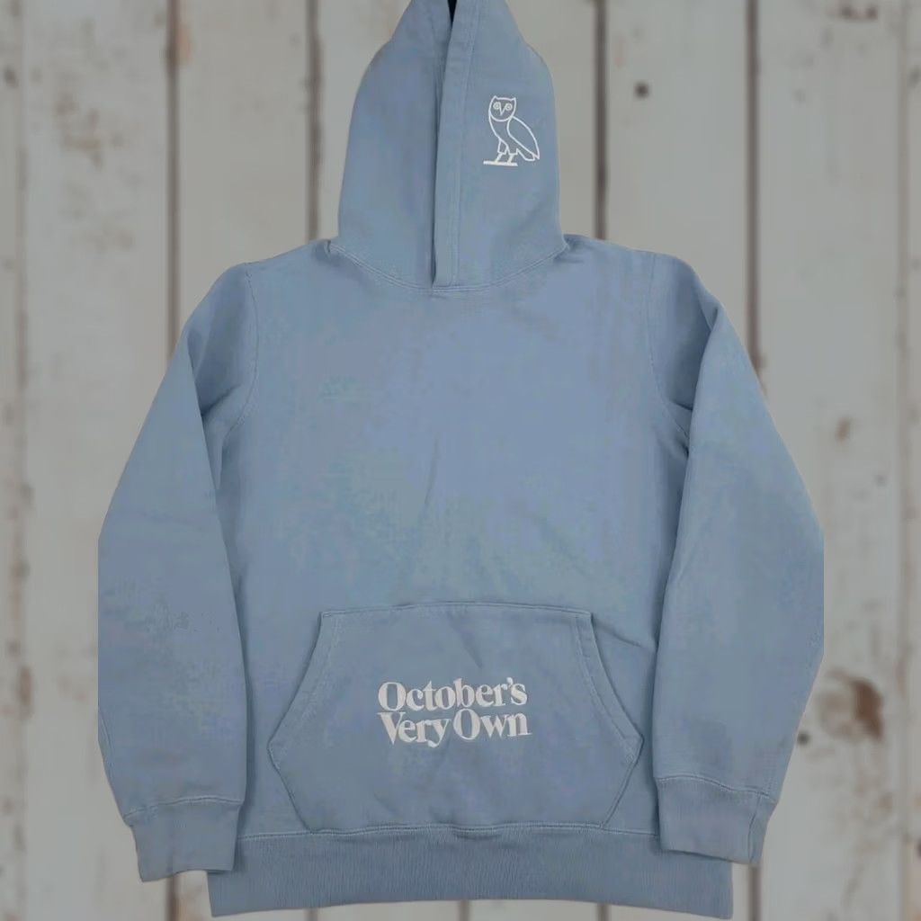 Vintage Rare Light Blue Owl Embroidered Canada OVO Hoodie Regular S Mens Size US S / EU 44-46 / 1 - 1 Thumbnail