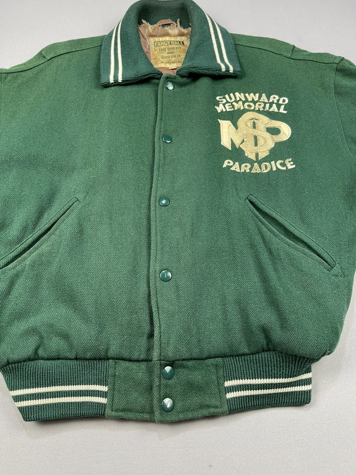Vintage Vintage Fancy Ball Division Varsity Jacket Size US M / EU 48-50 / 2 - 8 Thumbnail