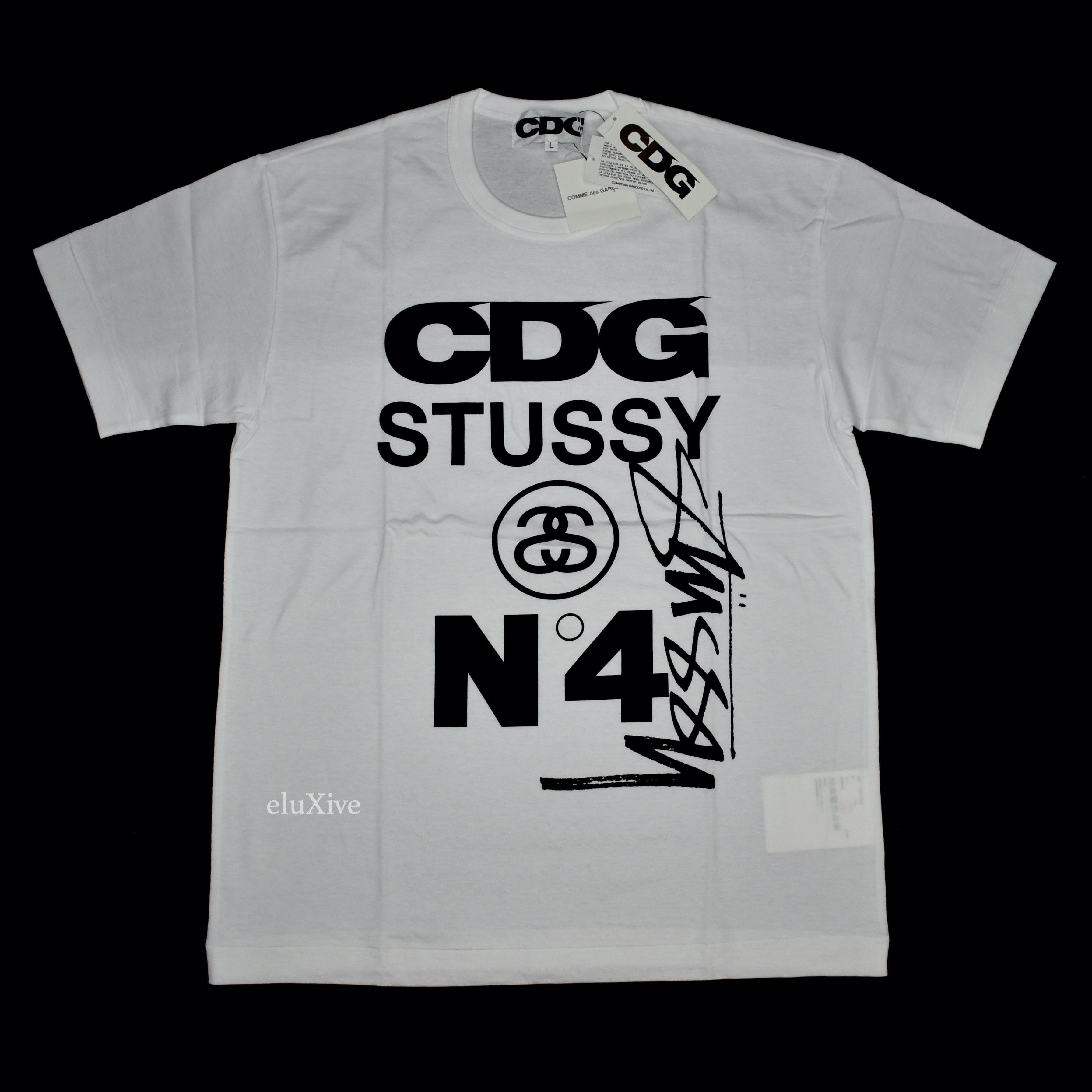 Comme des Garcons Short Sleeve White CDG 1986 ete logo print T