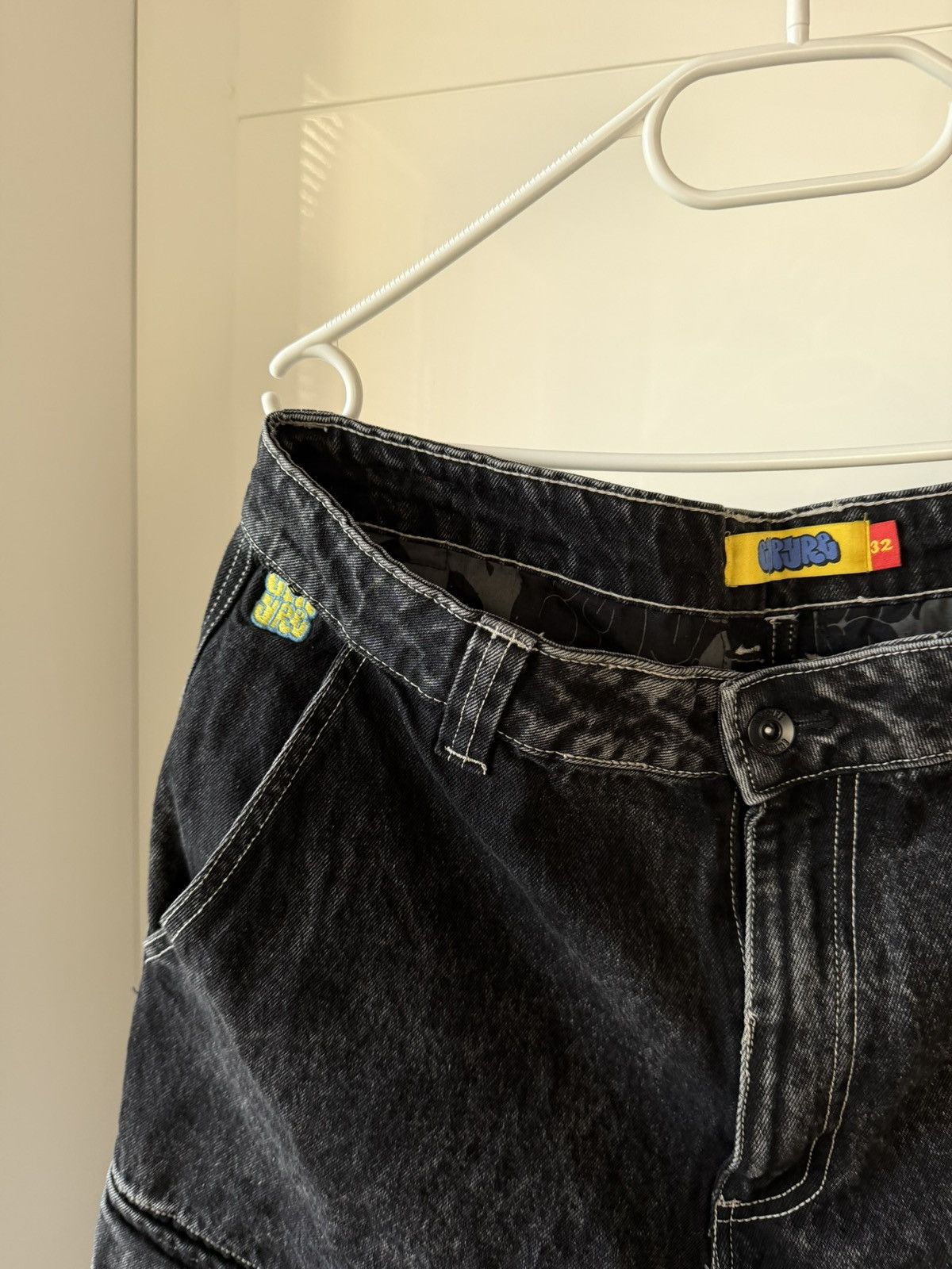 Empyre Empyre Cargo Relaxed Baggy Regular Denim Shorts Size US 32 / EU 48 - 11 Thumbnail