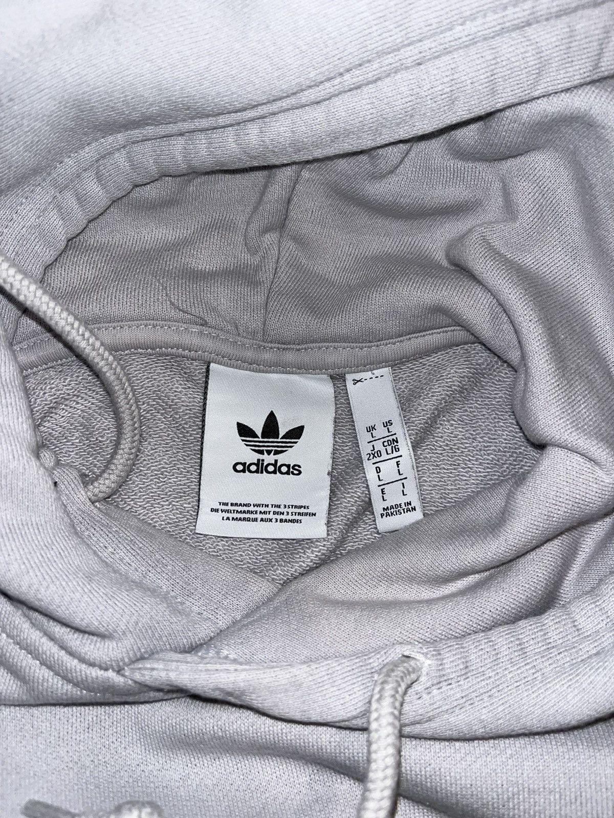 Adidas Adidas Originals Gray Hoodie Size US L / EU 52-54 / 3 - 4 Thumbnail
