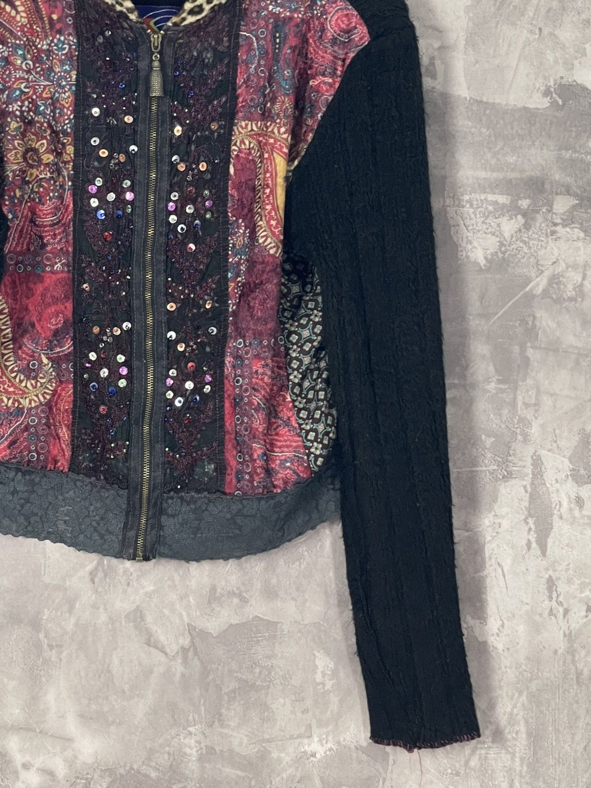 Hysteric Glamour × If Six Was Nine × Vintage Y2K Punk Zipper Long Sleeve T-Shirt Hysteric Glamour Style Size M / US 6-8 / IT 42-44 - 6 Thumbnail