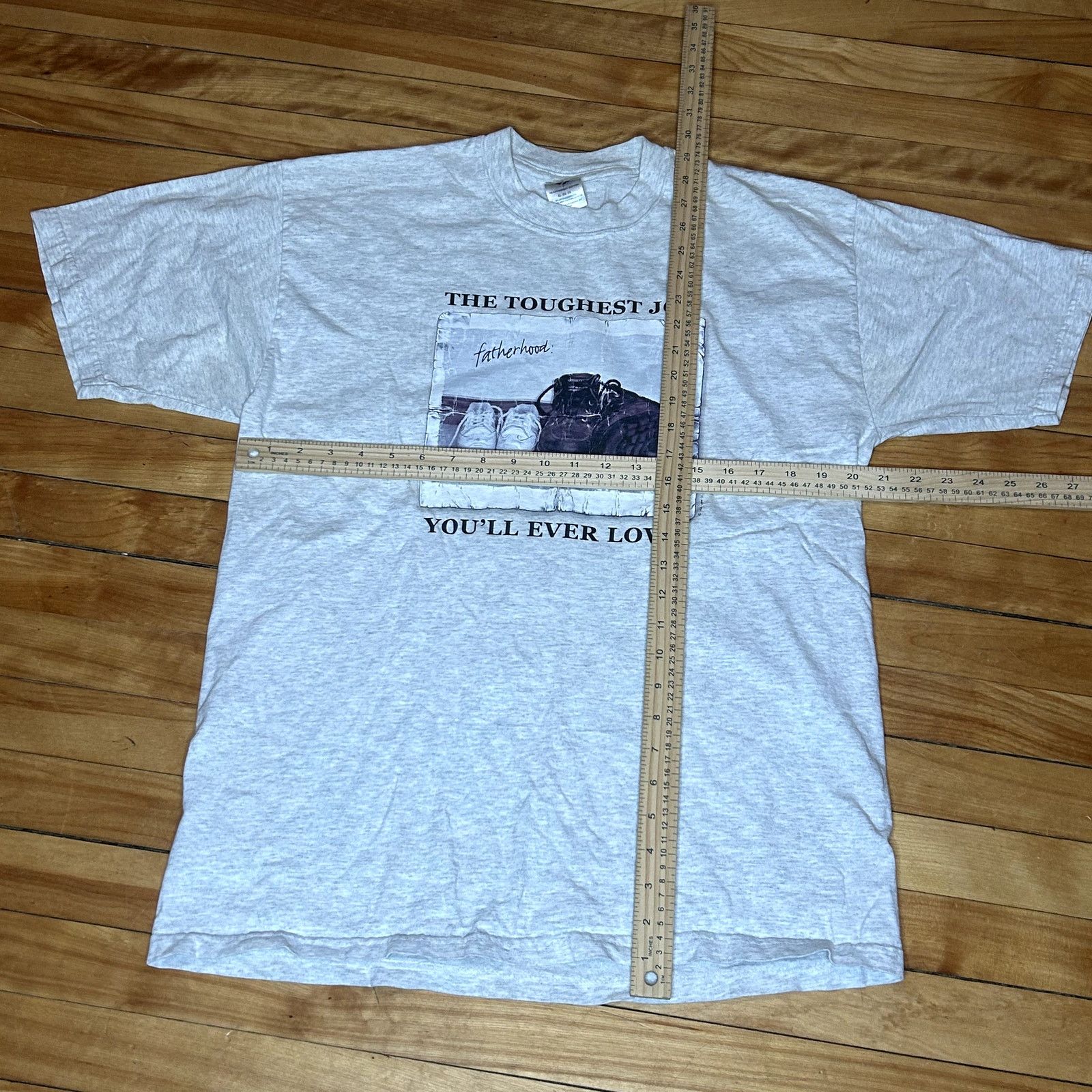 Jerzees Vintage 90s Dad T-Shirt XL Size US XL / EU 56 / 4 - 3 Thumbnail