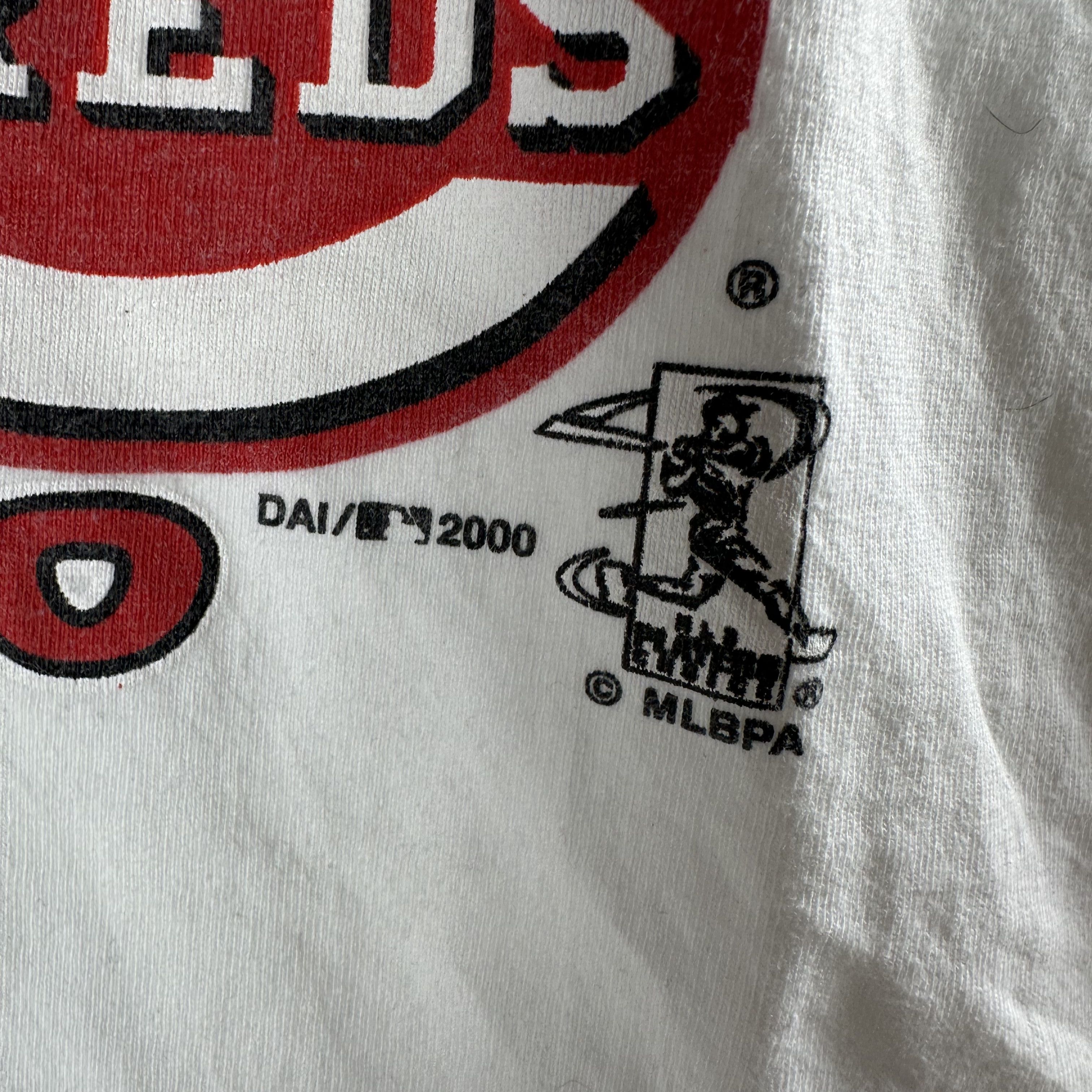 Vintage 2000 Ken Griffey Jr Cincinnati Reds Home Grown Hero MLB Tee Size US XXL / EU 58 / 5 - 3 Thumbnail
