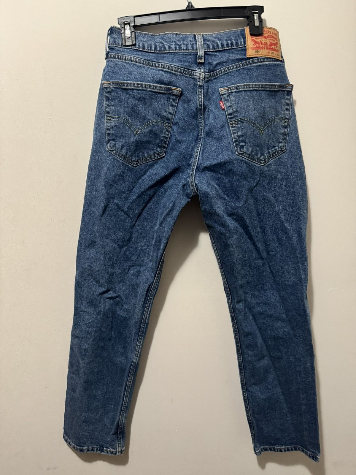 Levi's Levi’s 514 Blue Denim Jeans Size US 32 / EU 48 - 3 Thumbnail