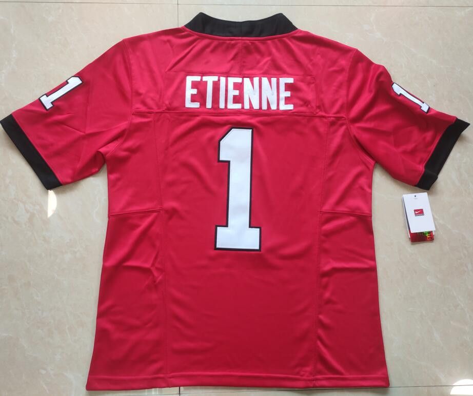 Other Men UGA Georgia Bulldogs #1 Trevor Etienne Red jerseys Size US M / EU 48-50 / 2 - 1 Thumbnail