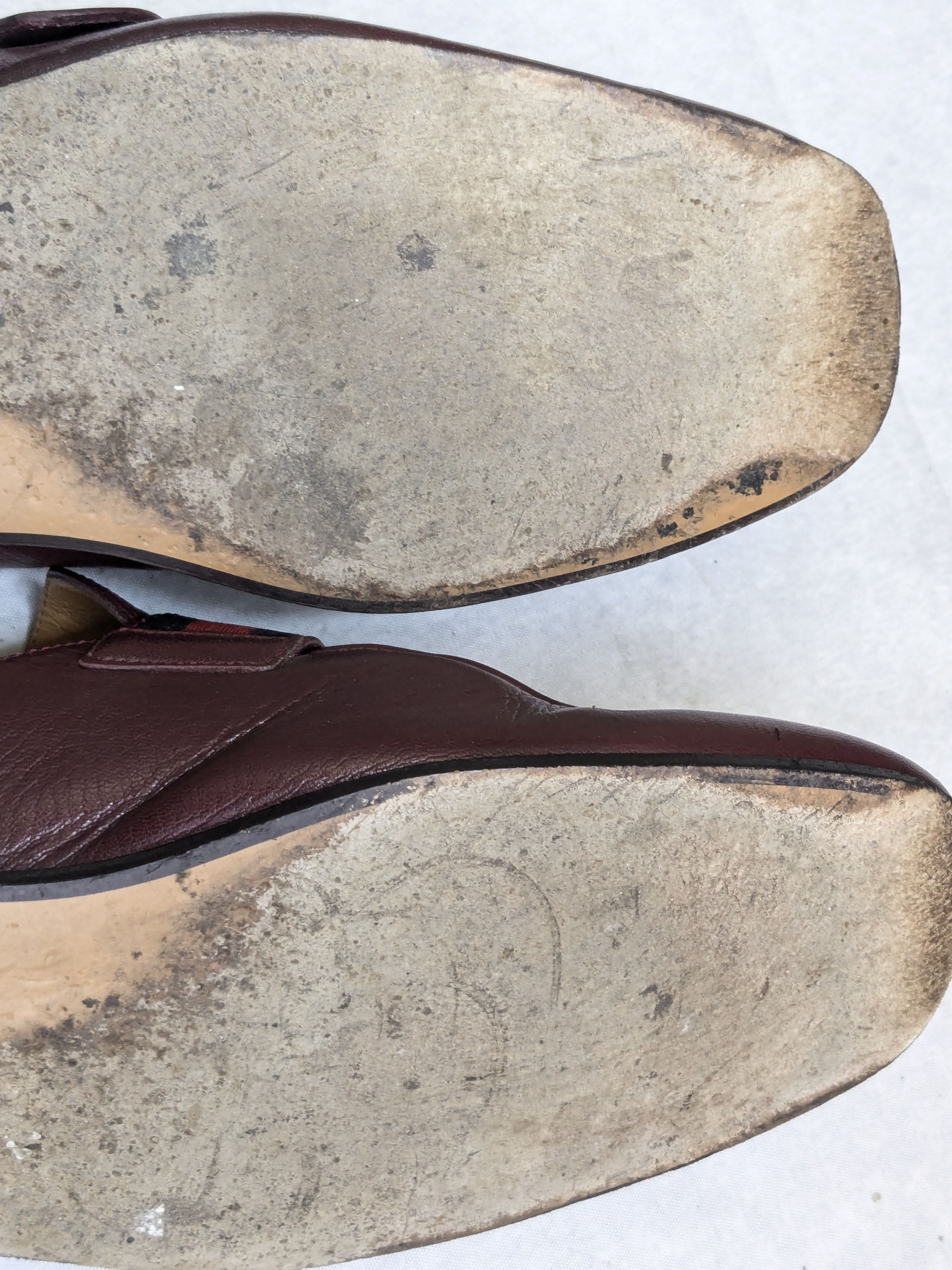 Gucci Gucci Princetown Loafers Burgundy Leather 10.5 GG Size US 10.5 / EU 43-44 - 15 Thumbnail