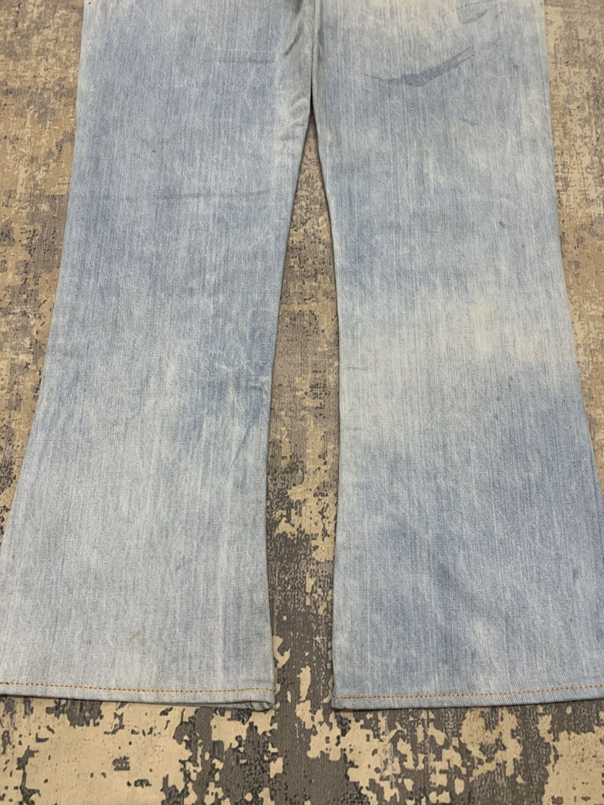 Levi's Vintage 70s Levis Big E flare jeans faded wide leg Size US 33 - 11 Thumbnail